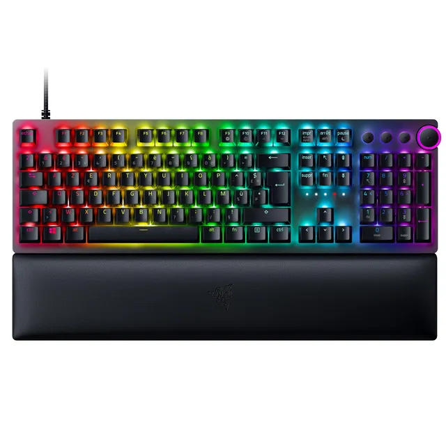 razer-huntsman-v2-analog-clavier-gaming-optique-analogique-azerty-noir image 1