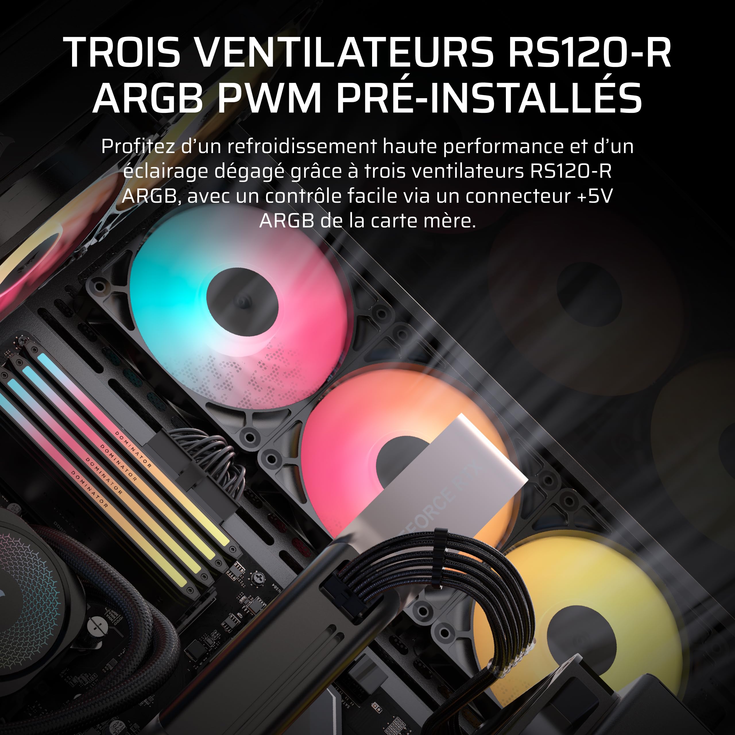corsair-3500x-rs-r-argb-bo-tier-pc-moyen-tour-panoramique-noir image 3