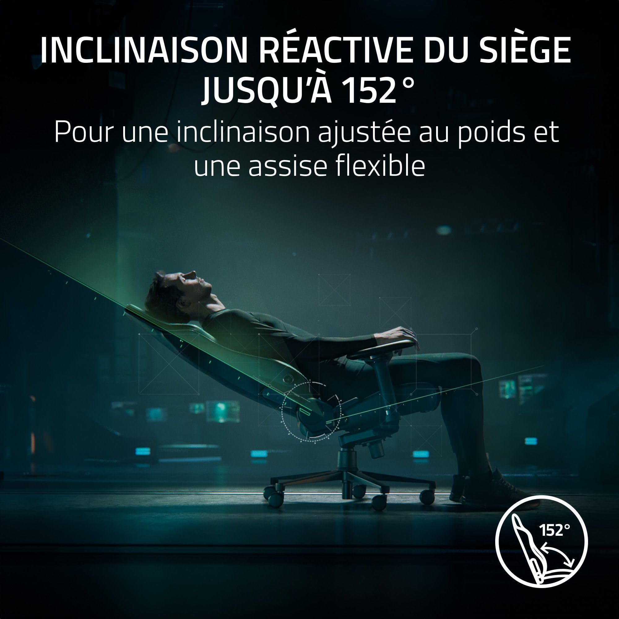 razer-iskur-v2-chaise-gaming-ergonomique-soutien-lombaire-epu-noir image 5