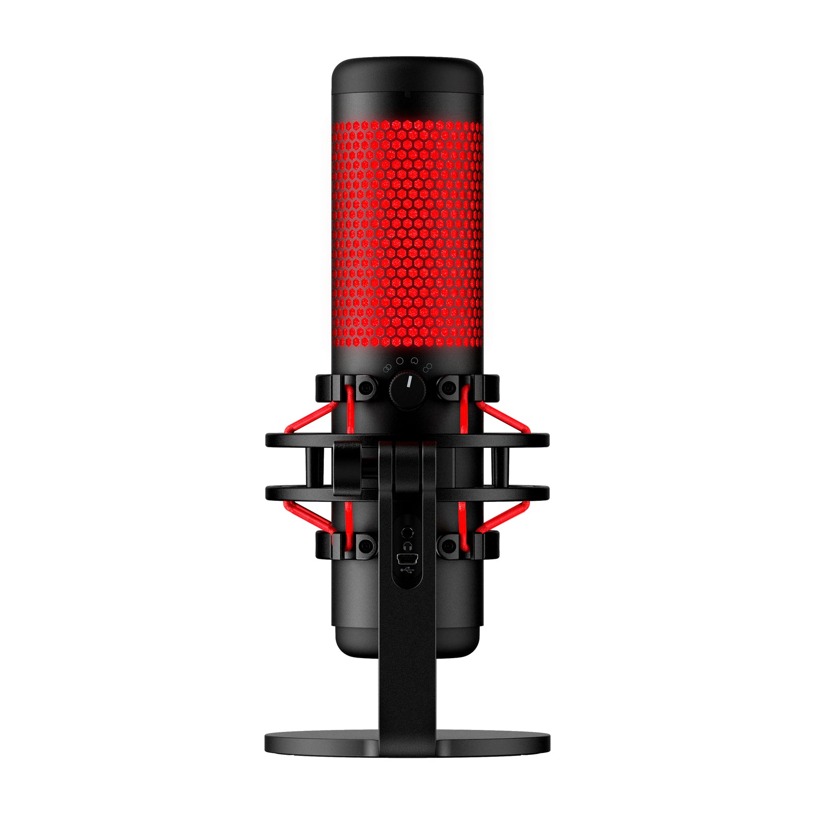 hyperx-quadcast-microphone-usb-gaming-noir-rouge image 3