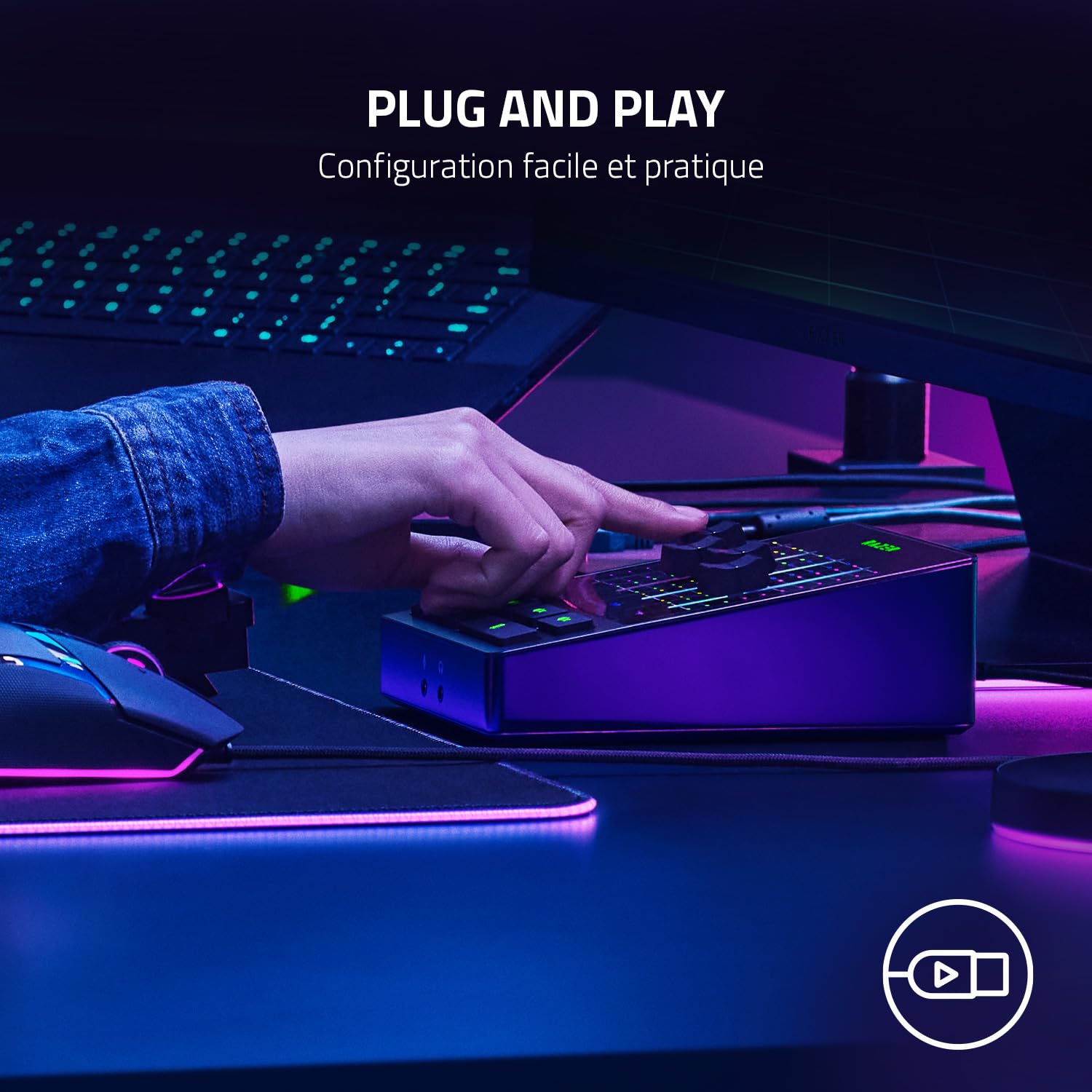 razer-audio-mixer-mixeur-audio-analogique-4-canaux-xlr-chroma-rgb image 8