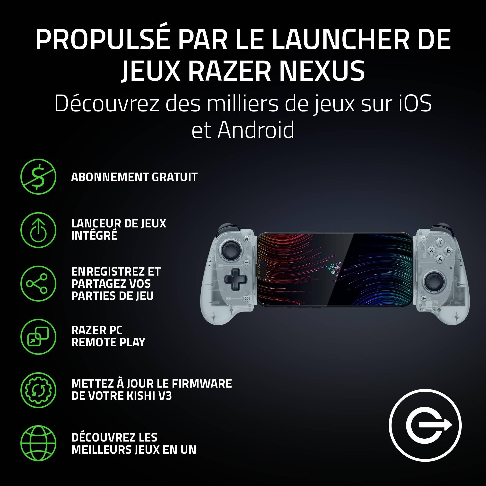 razer-kishi-v3-phantom-white-manette-mobile-usb-c-iphone-et-android image 6