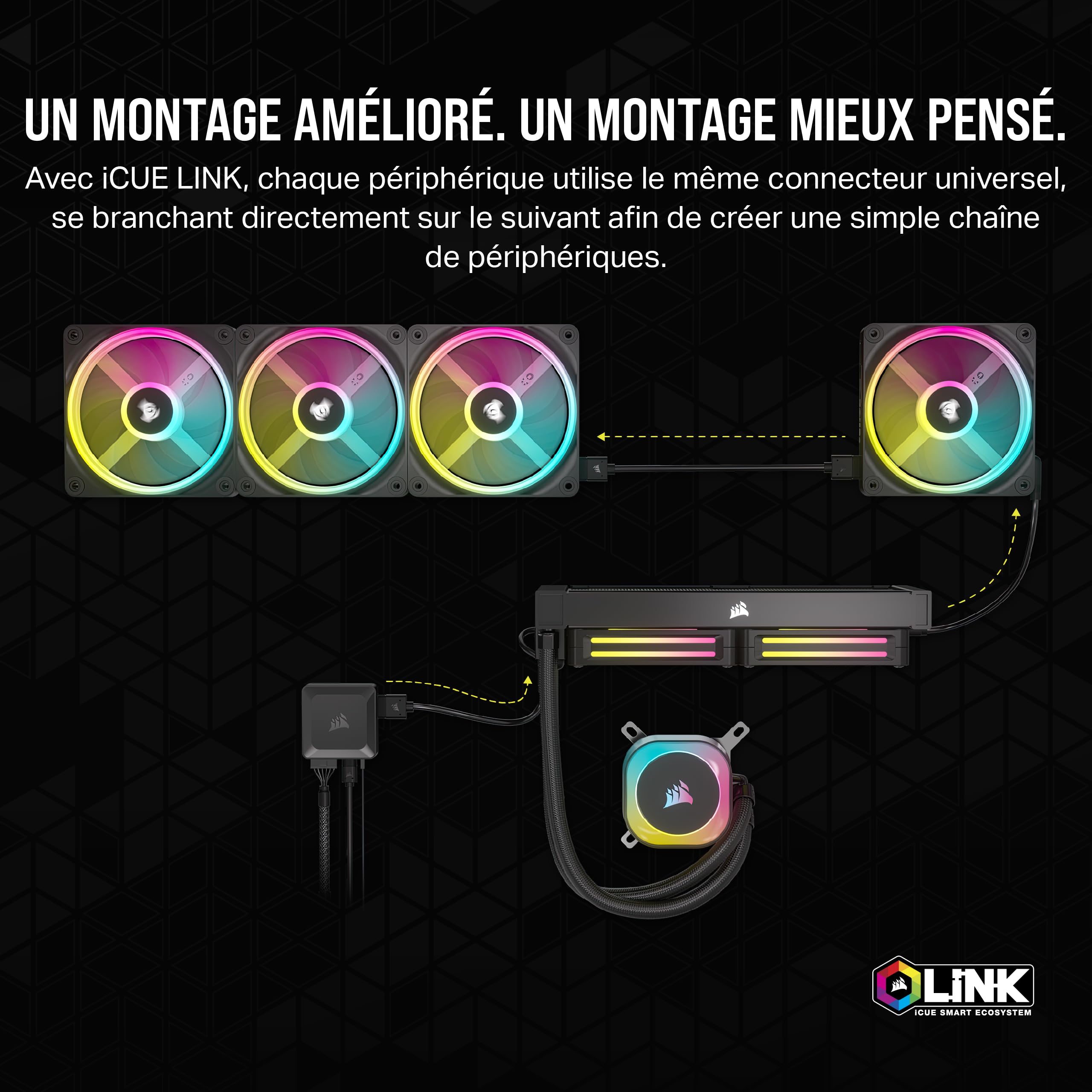 corsair-icue-link-hub-de-syst-me-14-appareils-noir image 3
