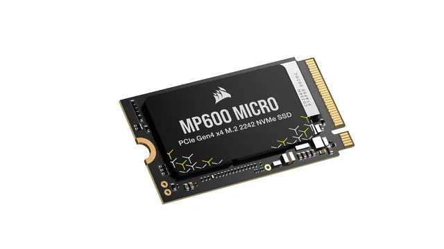 corsair-mp600-micro-1-to-m-2-2242-nvme-pcie-gen4-x4-ssd-5100-mo-s-noir image 1