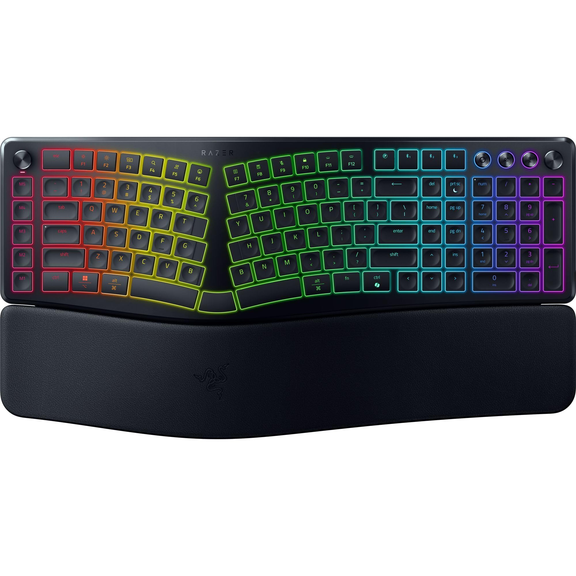 razer-pro-type-ergo-clavier-ergonomique-sans-fil-rgb-noir-qwerty-us image 1