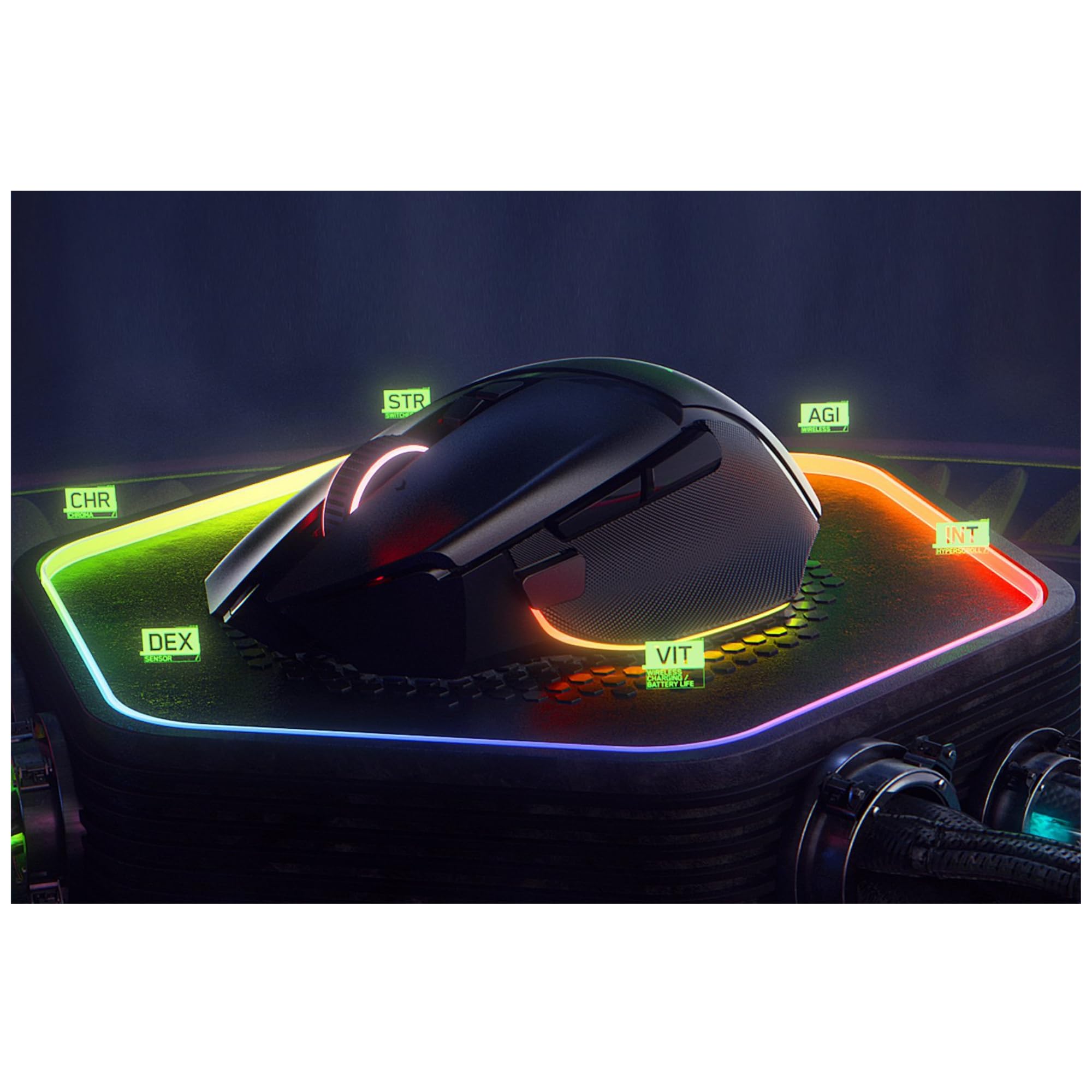 razer-basilisk-v3-pro-souris-gaming-sans-fil-30k-10-1-boutons-noire image 3