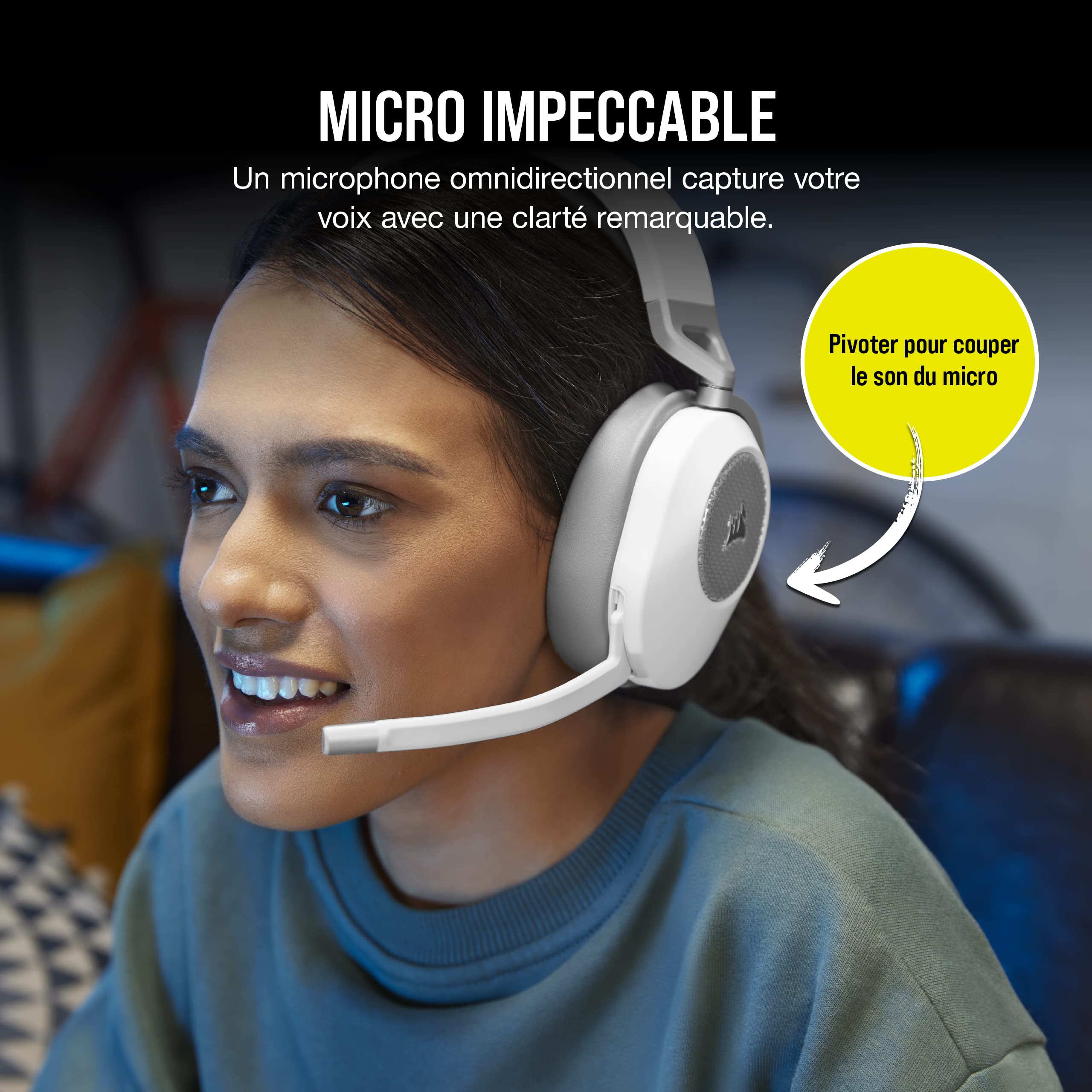 corsair-hs65-wireless-casque-gaming-blanc-2-4-ghz-dolby-7-1 image 5