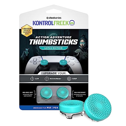 kontrolfreek-lotus-grips-rehausseurs-joystick-ps5-ps4-turquoise image 8