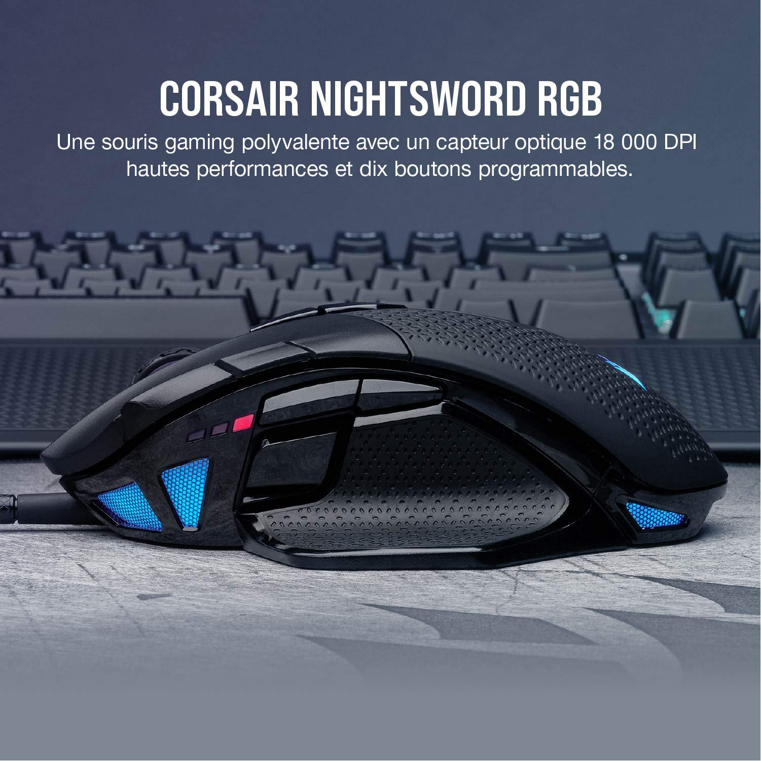 corsair-nightsword-rgb-souris-gaming-filaire-fps-moba-noir-18000-dpi image 3