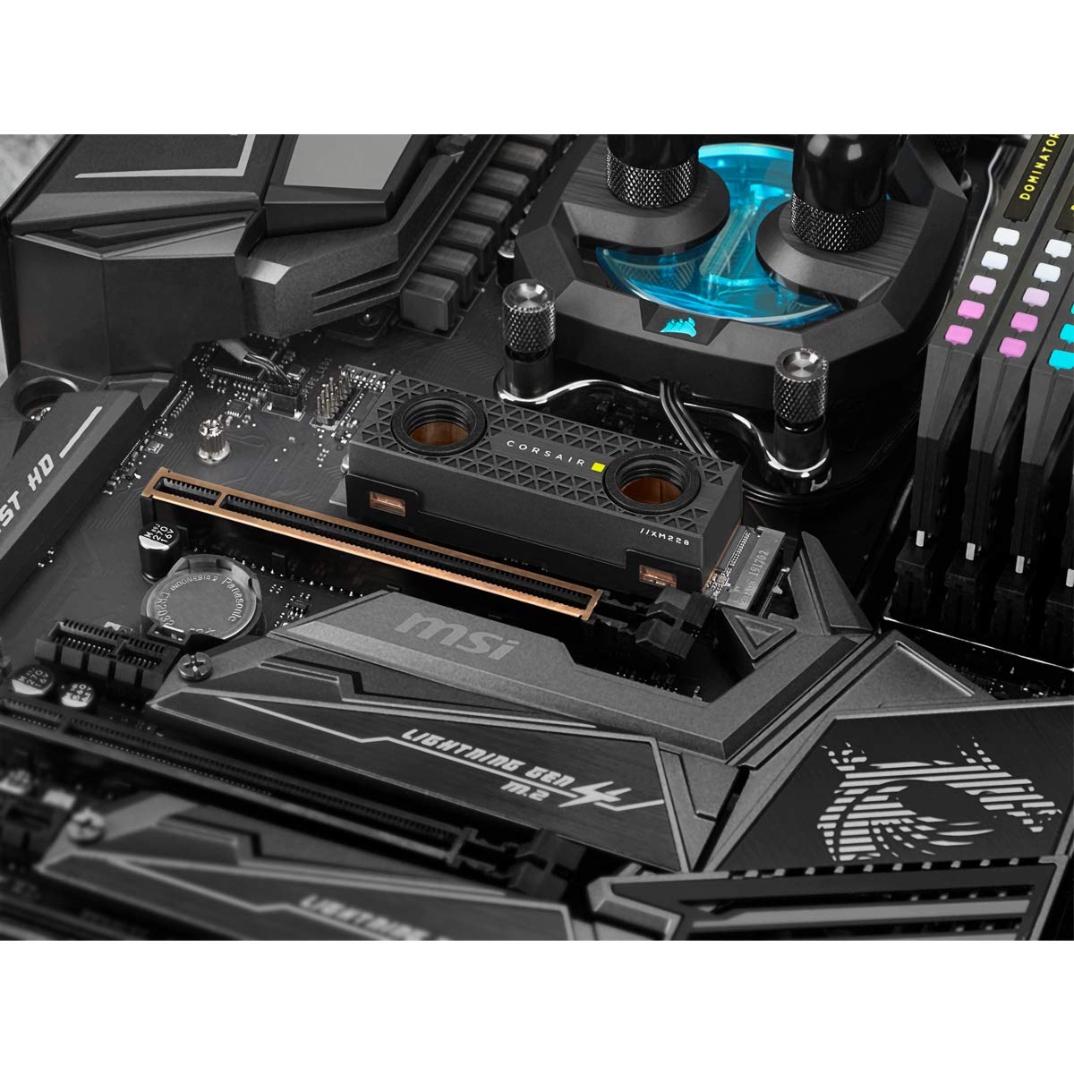 corsair-hydro-x-series-xm2-waterblock-ssd-m-2-2280-cuivre-noir image 8