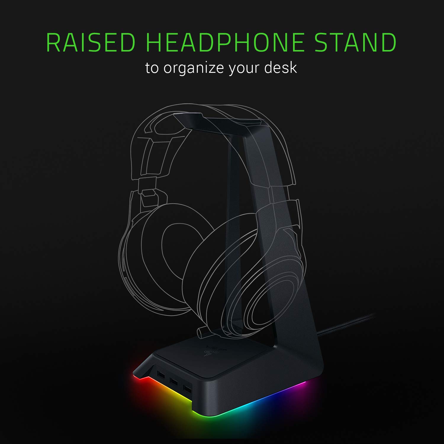 razer-base-station-chroma-quartz-support-casque-avec-hub-usb-3-ports-rgb image 2