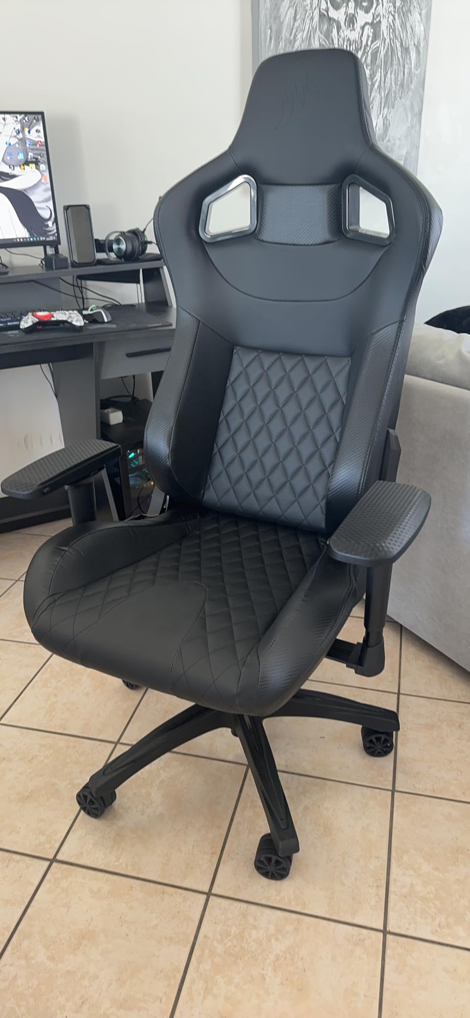Très bon fauteuil tissu