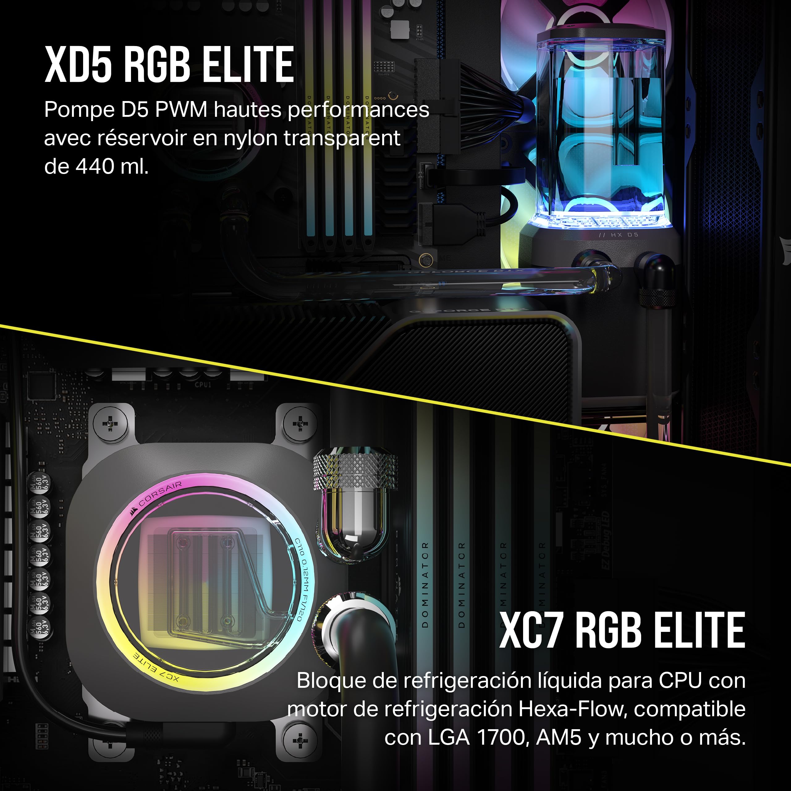 corsair-hydro-x-series-icue-link-xh405i-kit-watercooling-custom-xc7-elite-xd5-el image 4