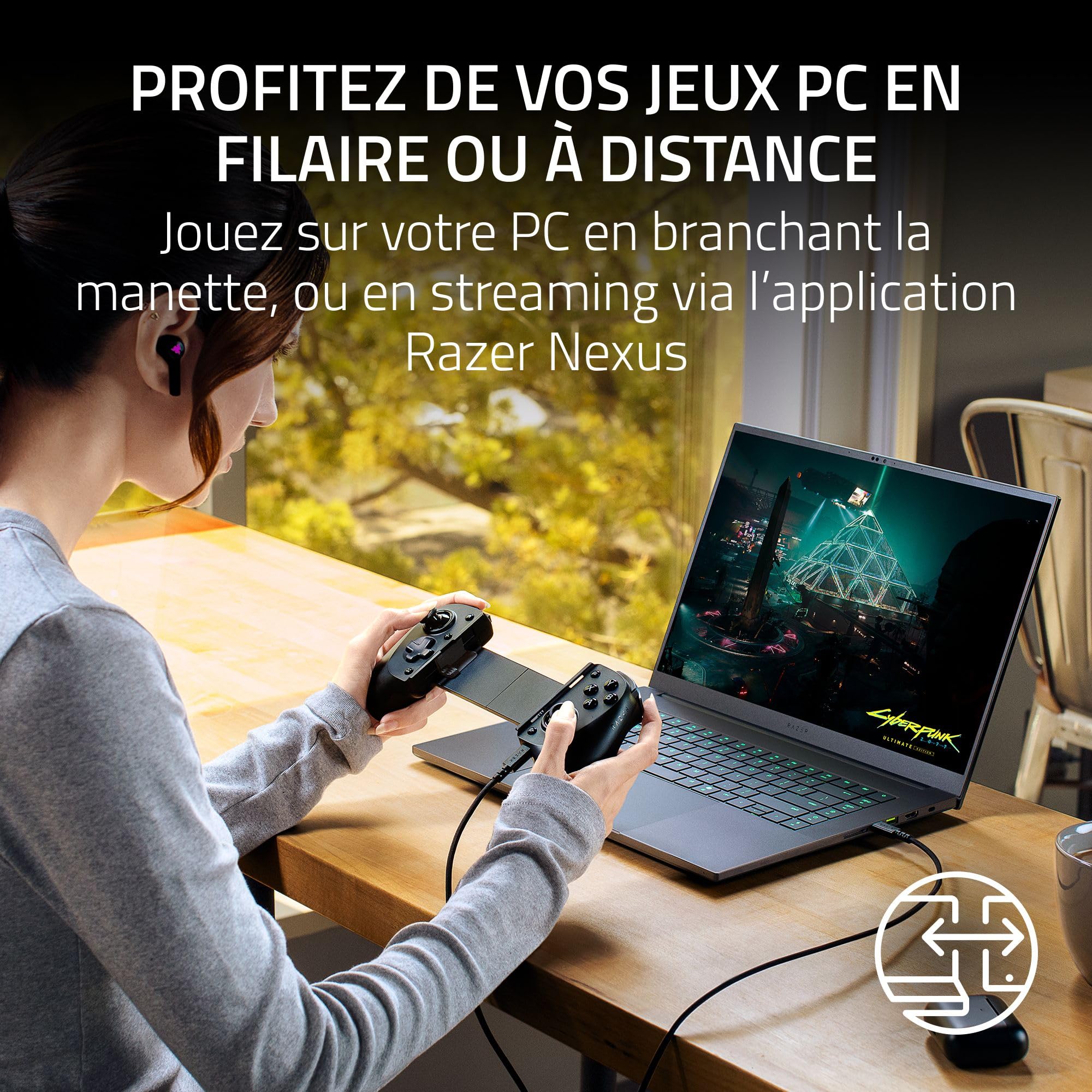 razer-kishi-v3-phantom-white-manette-mobile-usb-c-iphone-et-android image 7
