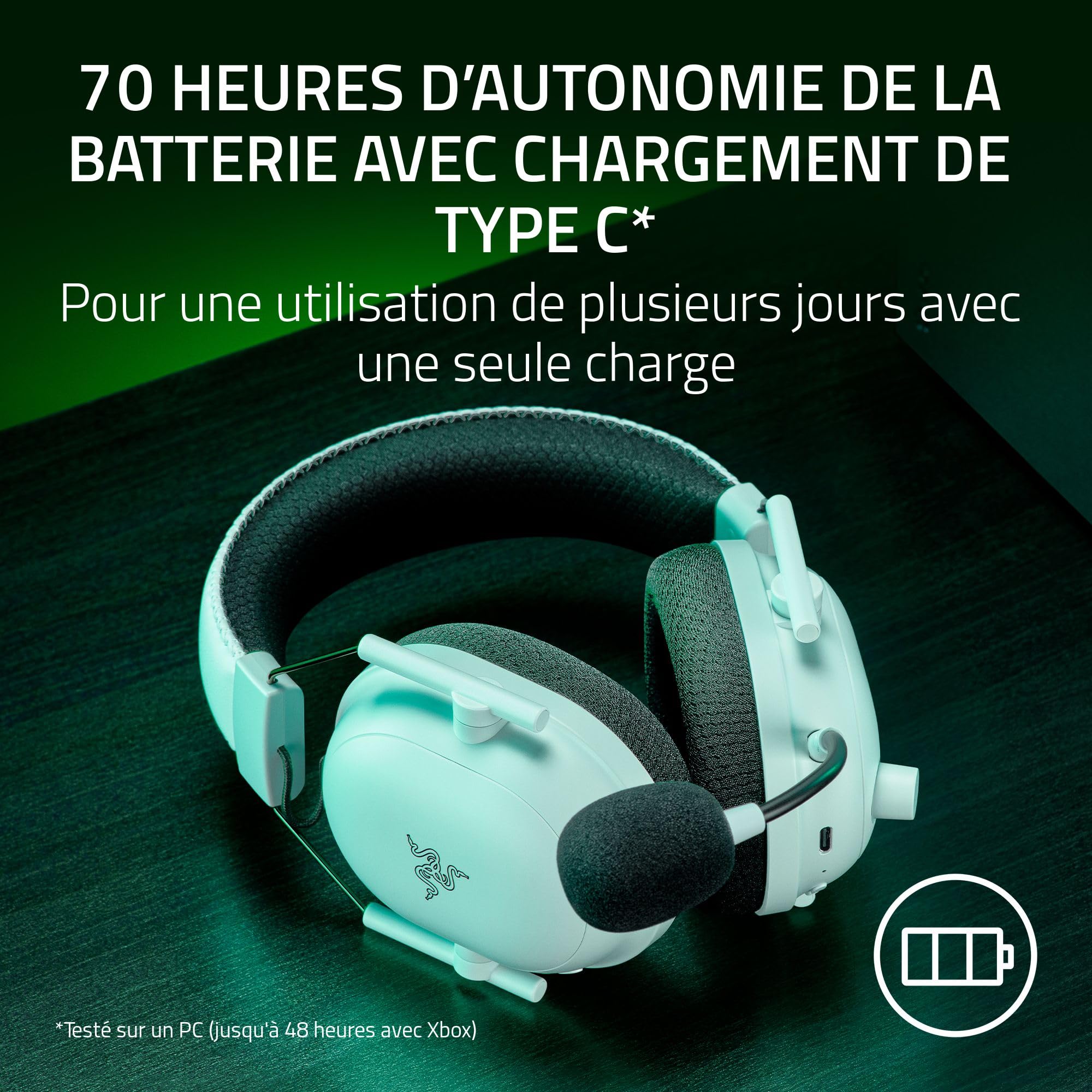 razer-blackshark-v2-pro-xbox-casque-esport-sans-fil-blanc image 8