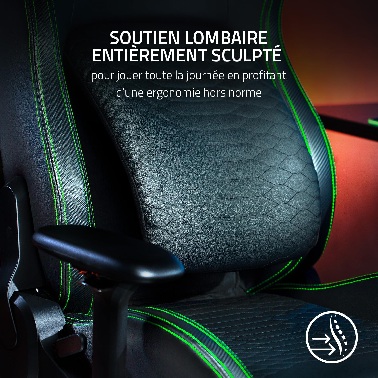 razer-iskur-chaise-gaming-ergonomique-cuir-synth-tique-vert-taille-xl image 6