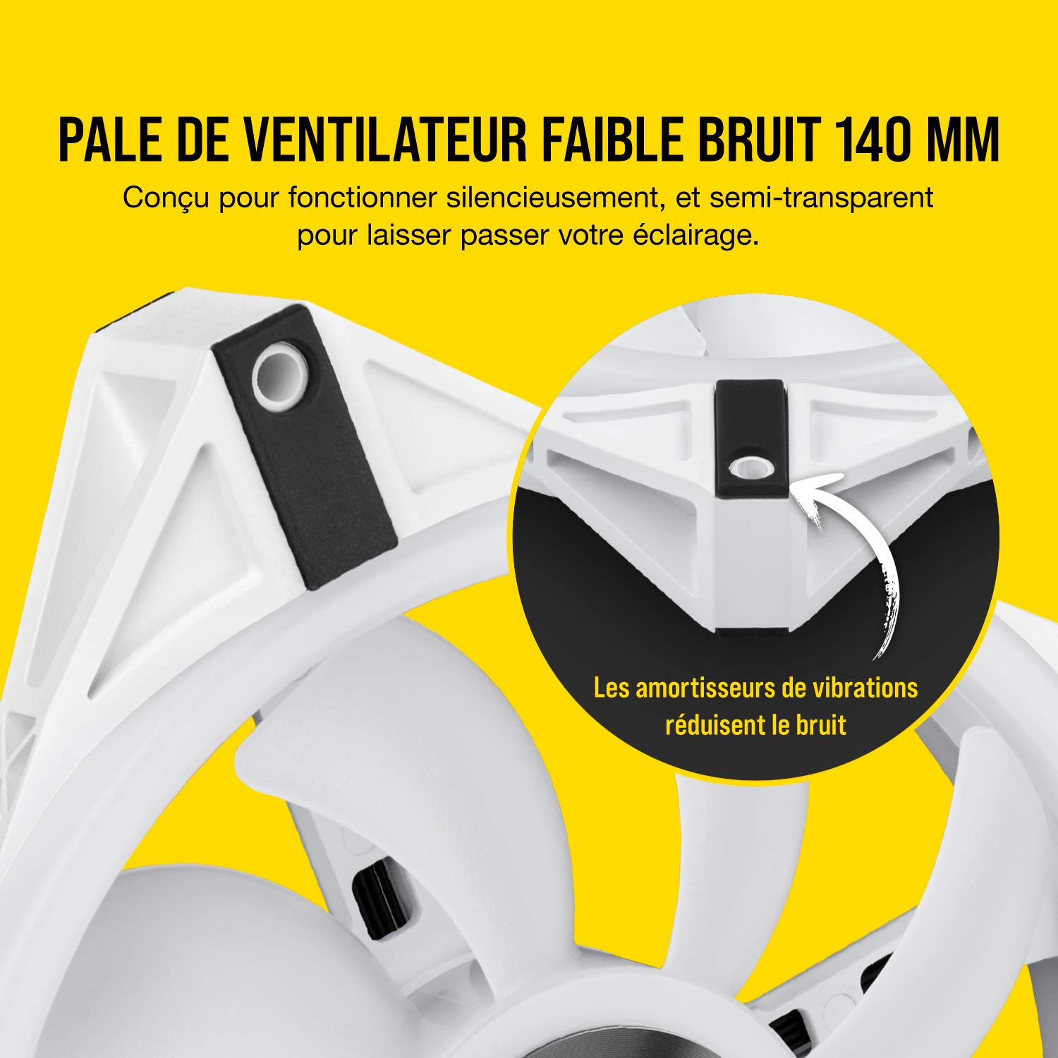 corsair-icue-ql140-rgb-blanc-ventilateur-pwm-140mm-34-led-1250-tr-min-pack-simpl image 8