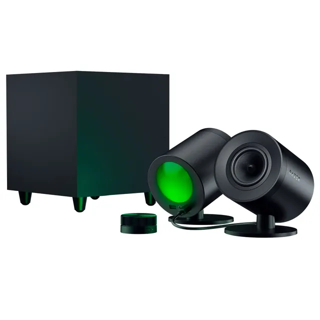razer-nommo-v2-pro-enceintes-gaming-2-1-avec-caisson-de-basses-sans-fil-noir image 1