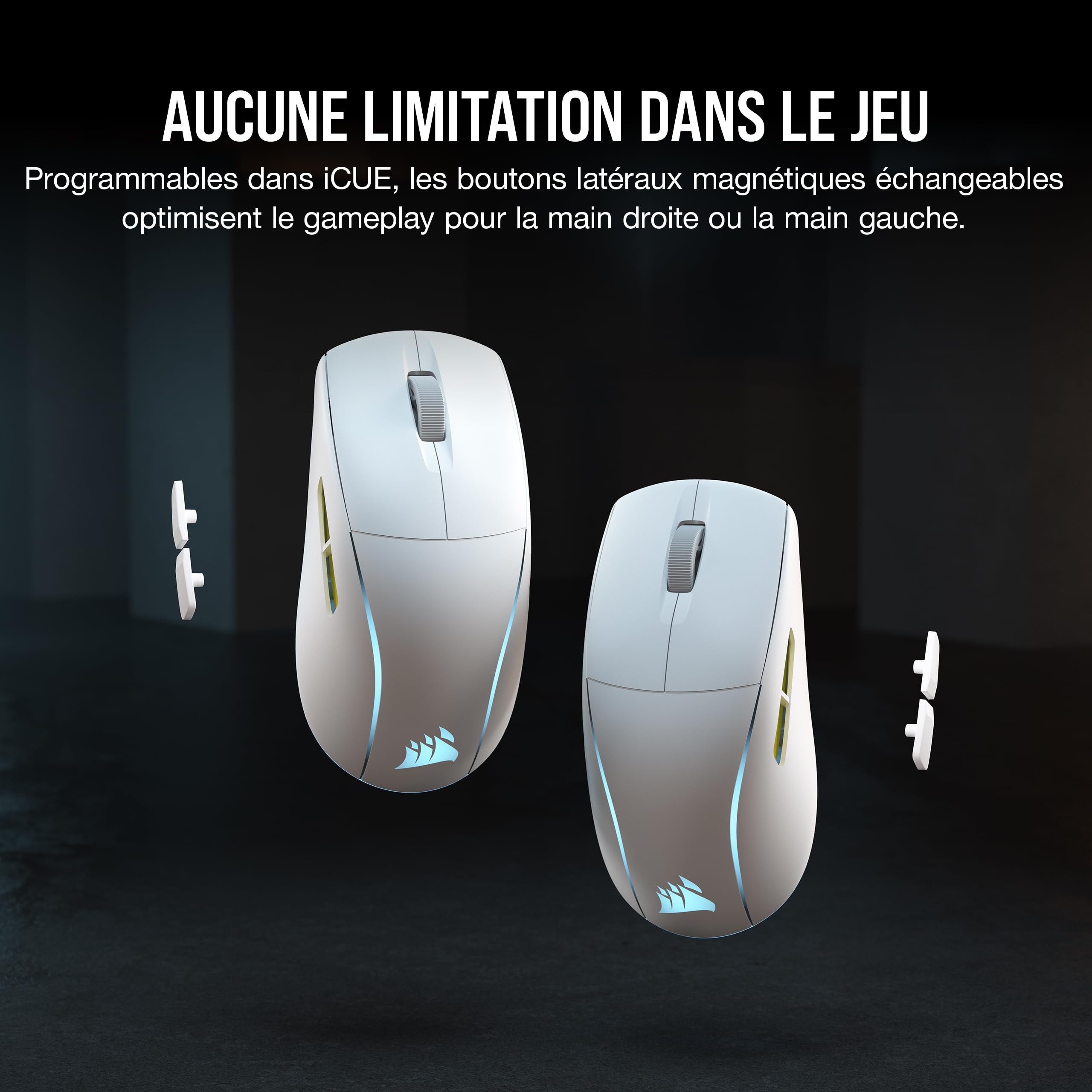 corsair-m75-wireless-rgb-souris-gaming-fps-blanc-26000-dpi-89g-ambidextre image 4