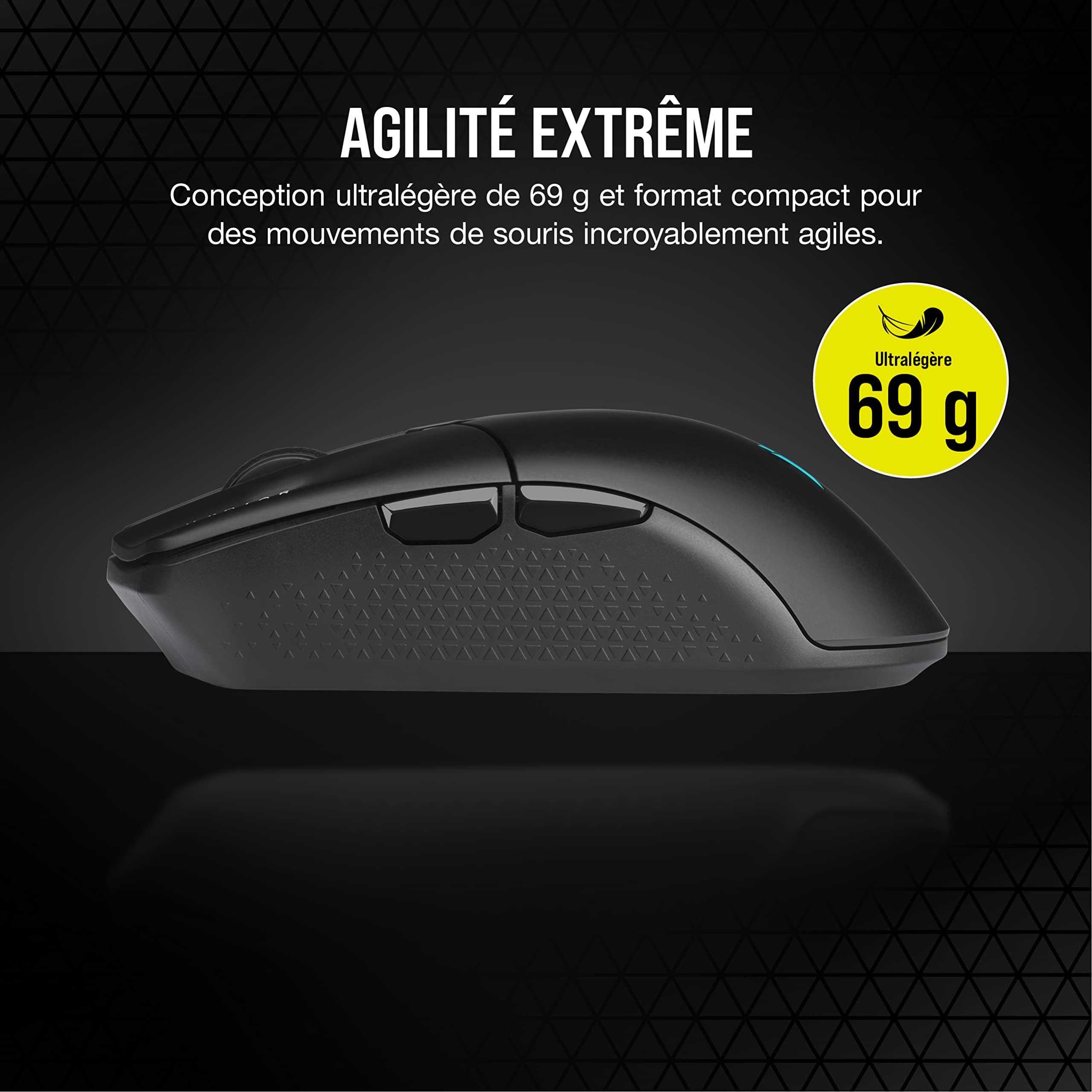corsair-katar-elite-wireless-souris-gaming-fps-ultra-l-g-re-noir image 3