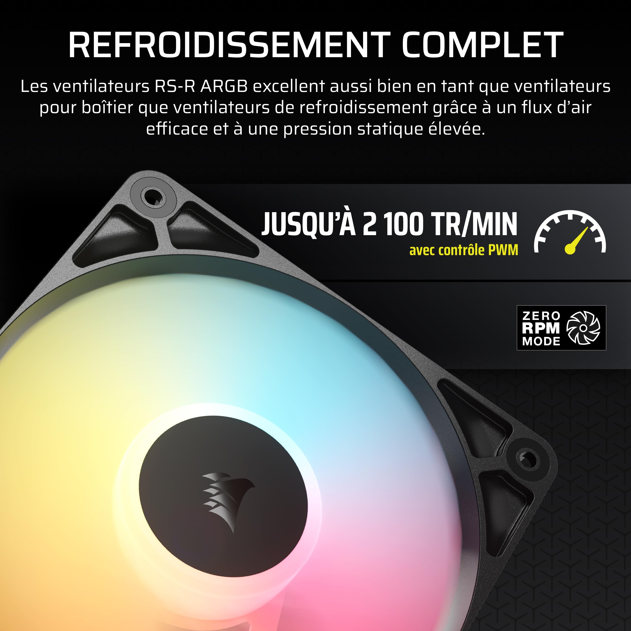 corsair-rs120-r-argb-pack-triple-ventilateurs-120mm-pwm-rotor-invers-noir image 6