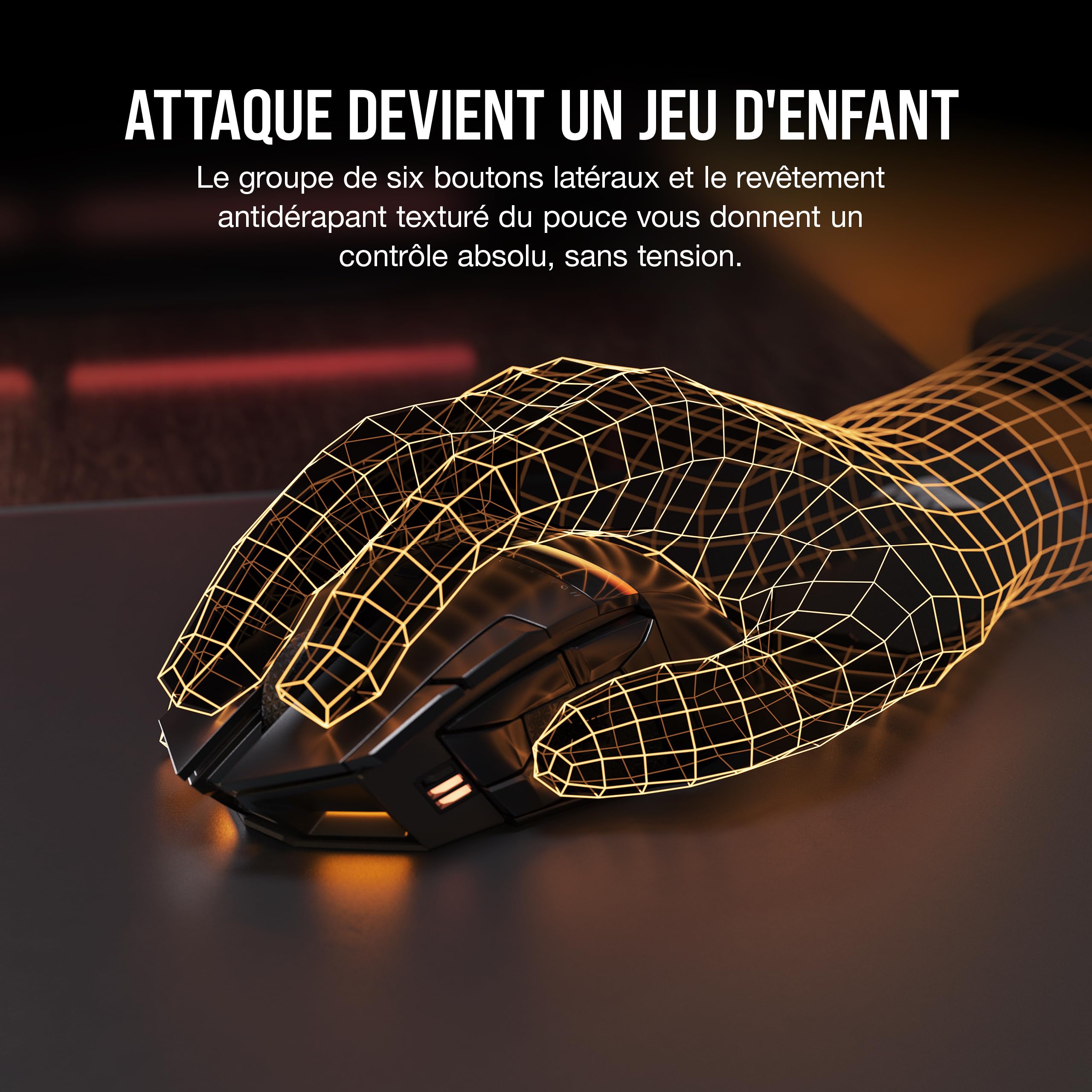 corsair-darkstar-rgb-wireless-souris-gaming-mmo-26-000-dpi-noir image 3