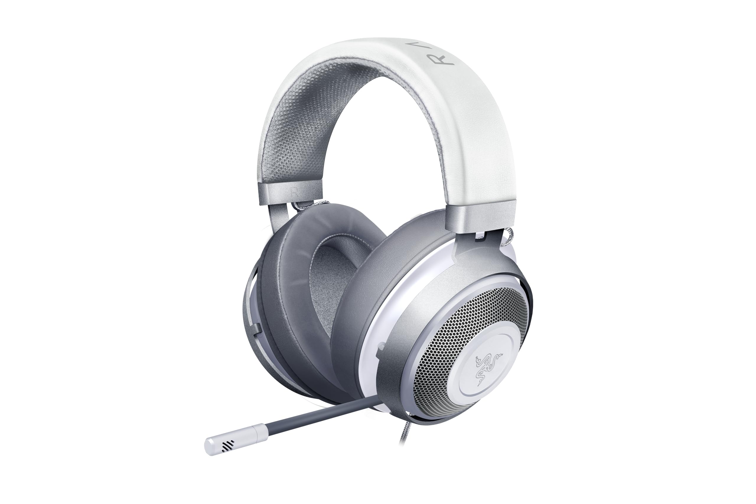razer-kraken-casque-gaming-filaire-multiplateforme-50-mm-blanc-mercury image 1