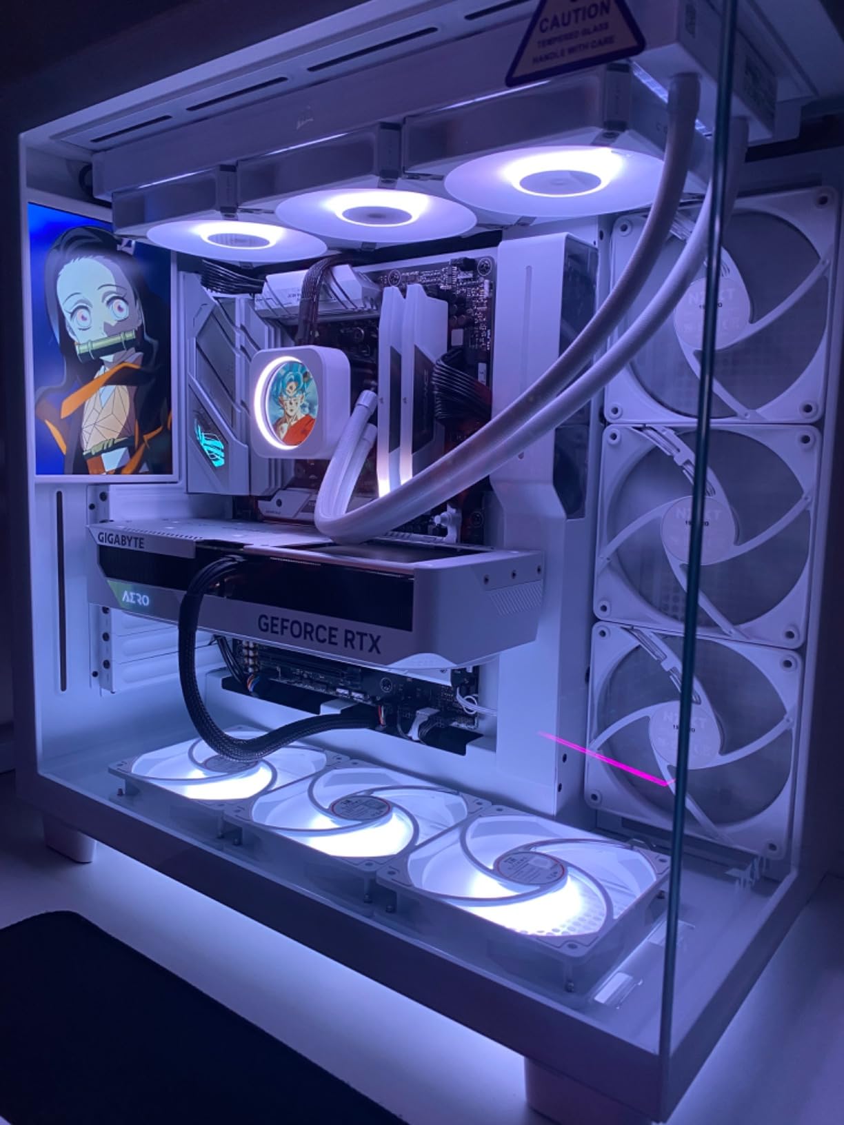 Le centre de mon setup blanc