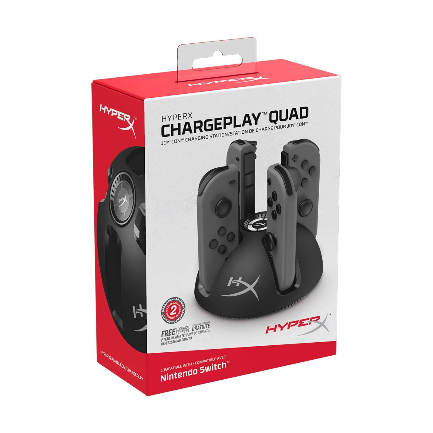 hyperx-chargeplay-quad-station-de-charge-pour-4-manettes-joy-con-nintendo-switch image 7