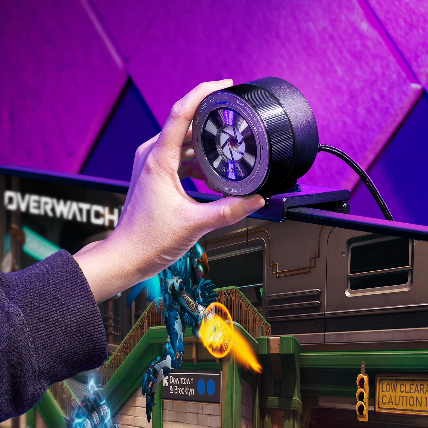 razer-kiyo-pro-ultra-webcam-4k-streaming-sony-starvis-2-autofocus-ai-noir image 2