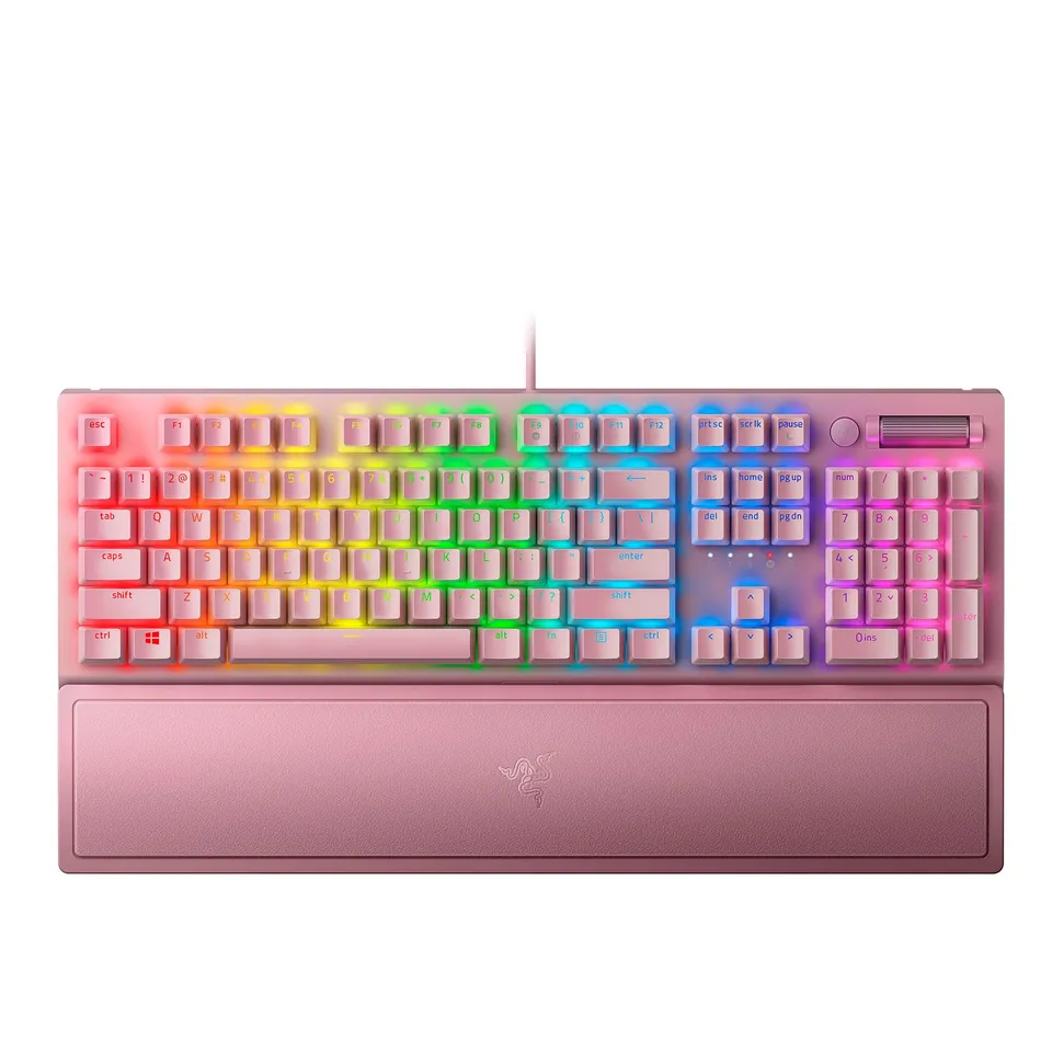 razer-blackwidow-v3-clavier-gamer-m-canique-switches-verts-rose-quartz-us image 1