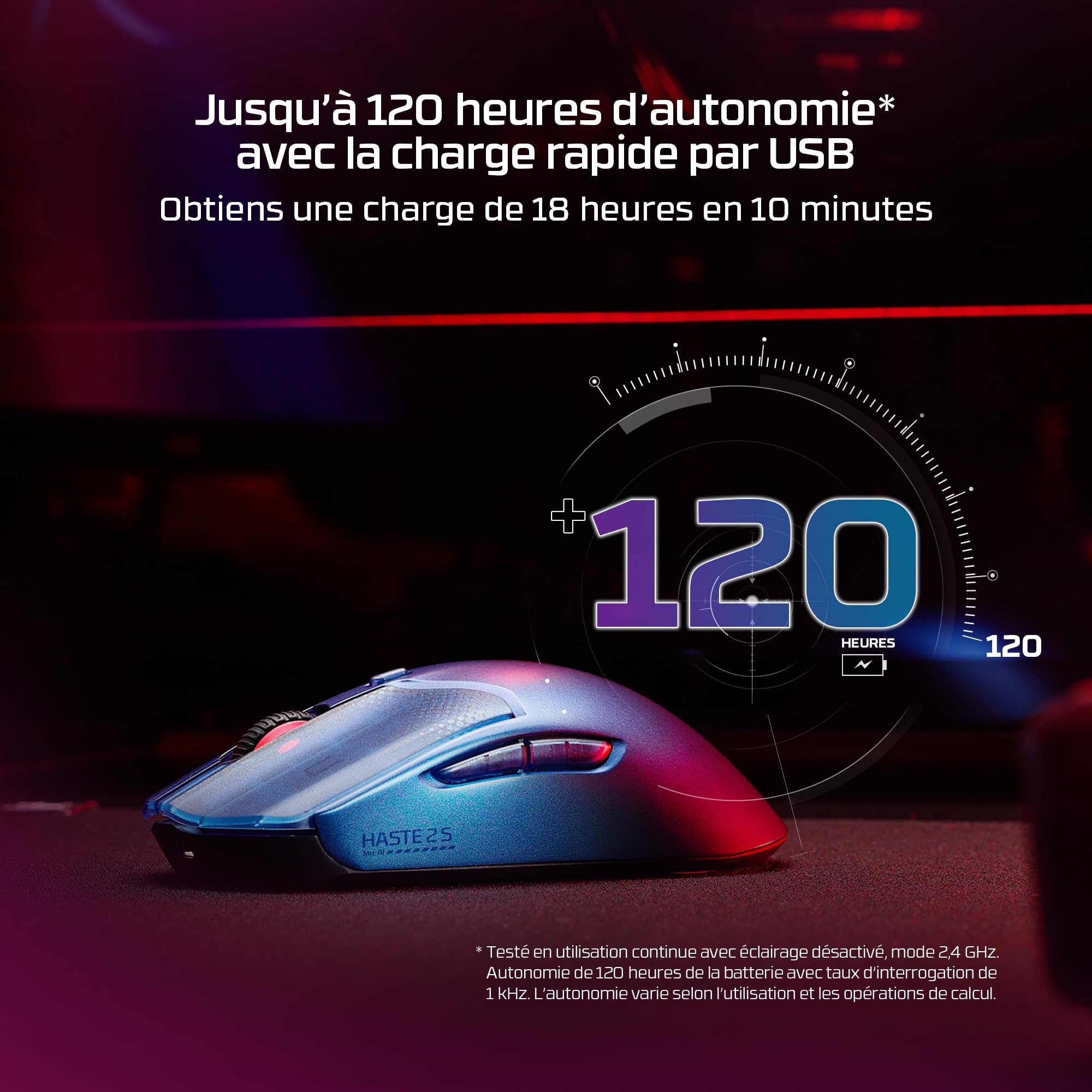 hyperx-pulsefire-haste-2-s-wireless-souris-gaming-64-g-magn-sium-26k-gris image 4