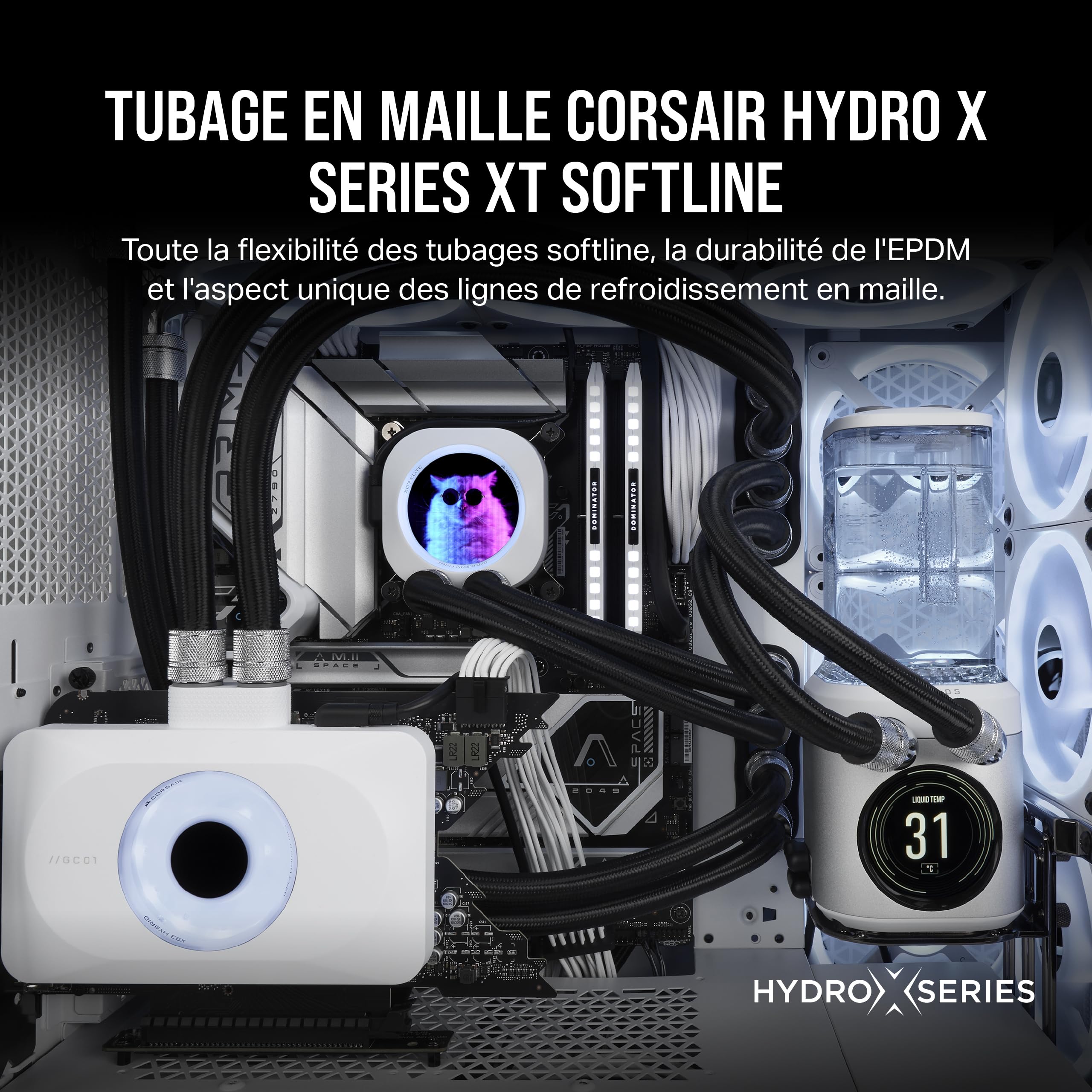 corsair-hydro-x-series-xt-softline-tuyau-mesh-epdm-3m-noir image 2