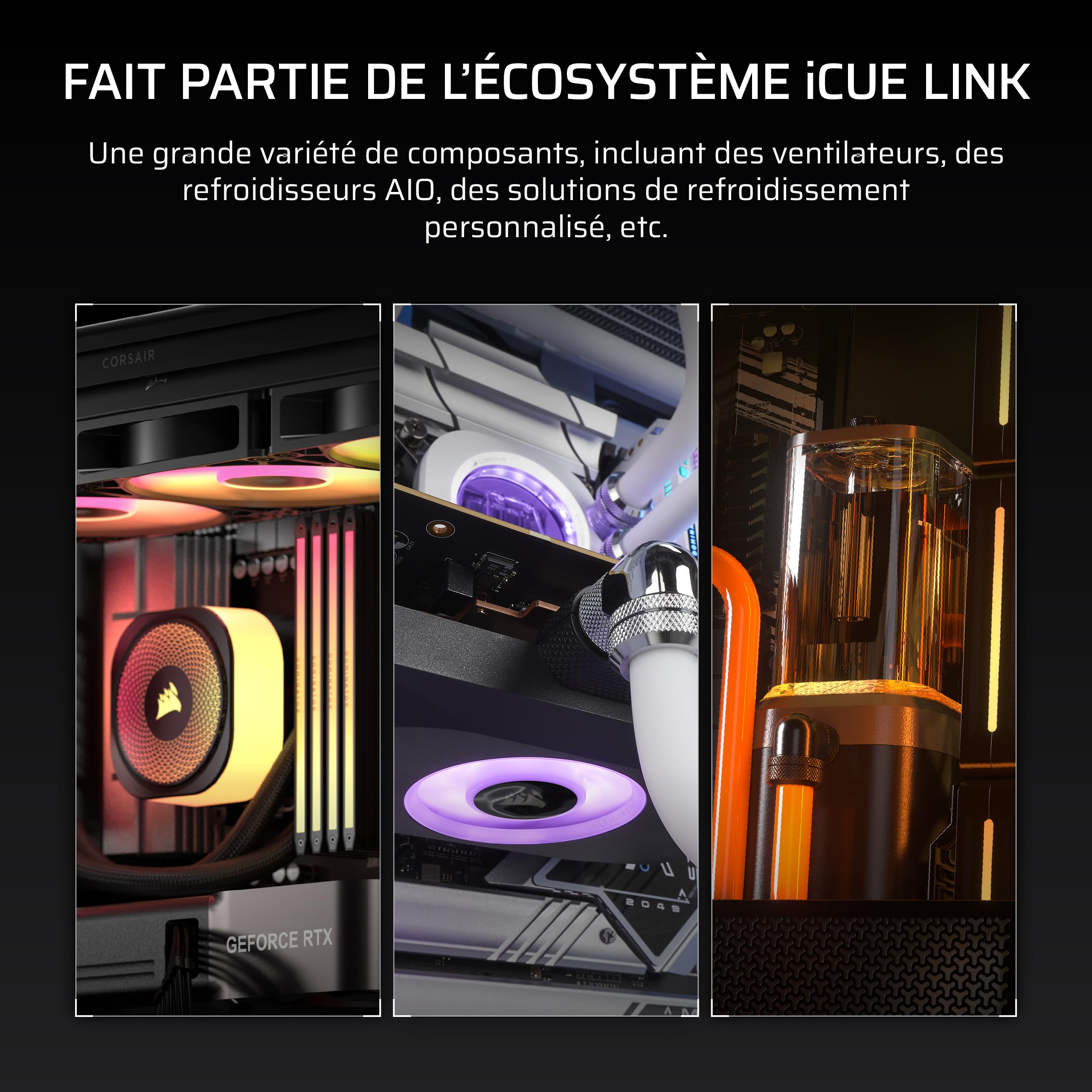corsair-icue-link-xd6-rgb-elite-pompe-r-servoir-440ml-gris-furtif image 7