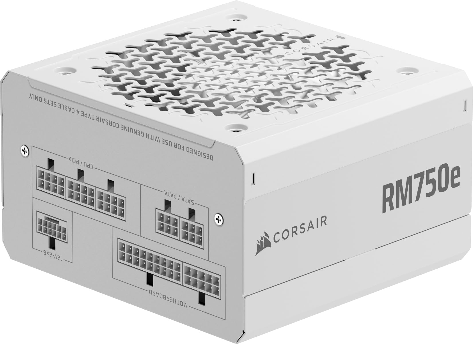 corsair-rm750e-2025-alimentation-atx-750w-enti-rement-modulaire-blanc image 1
