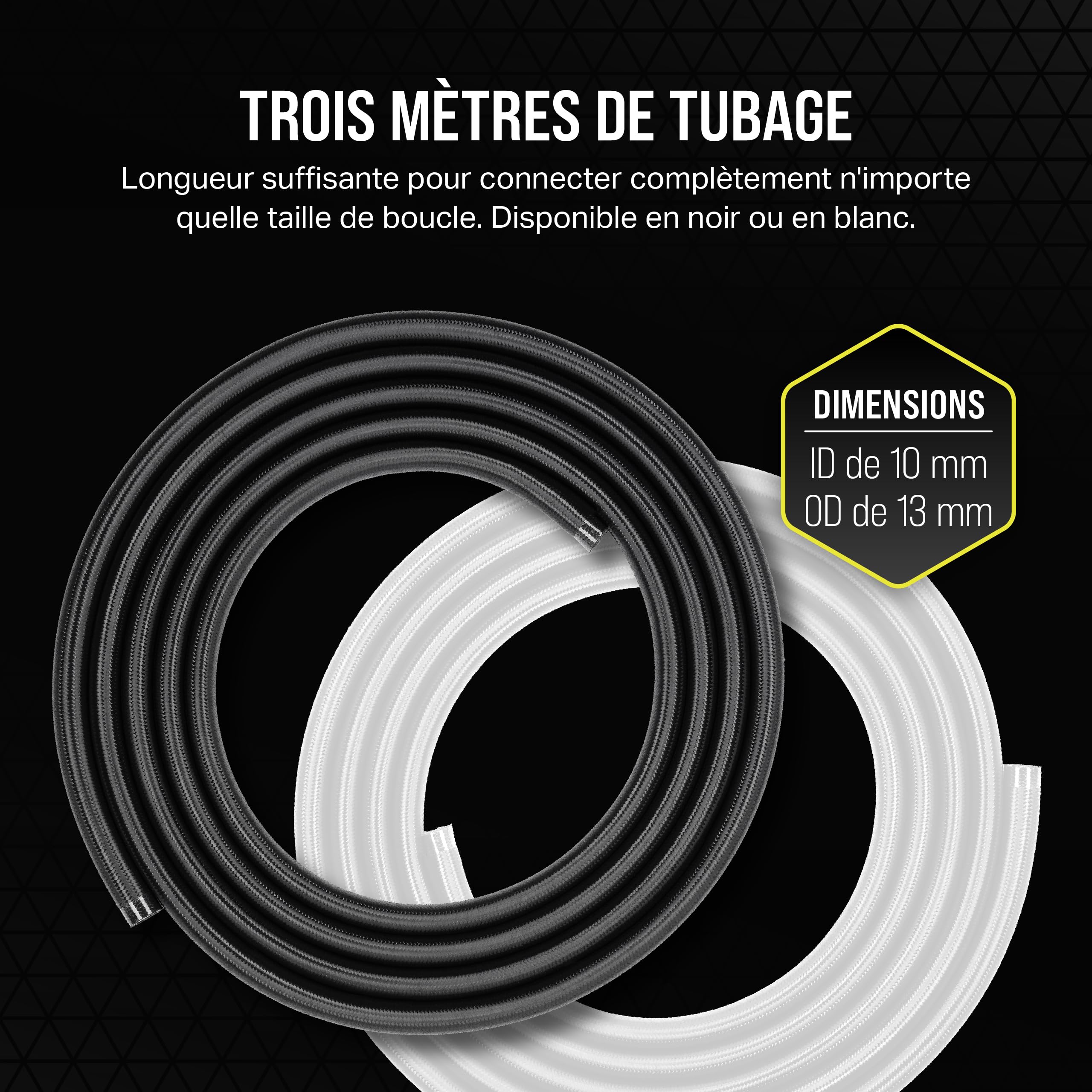 corsair-hydro-x-series-xt-softline-blanc-tuyau-mesh-epdm-3-m-tres-watercooling-c image 5