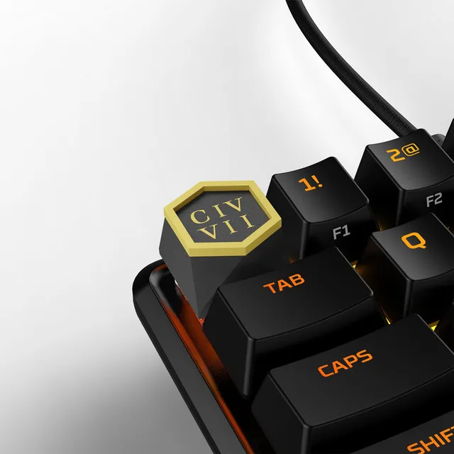 hyperx-3d-print-keycap-civilization-vii-touche-multicolore image 1