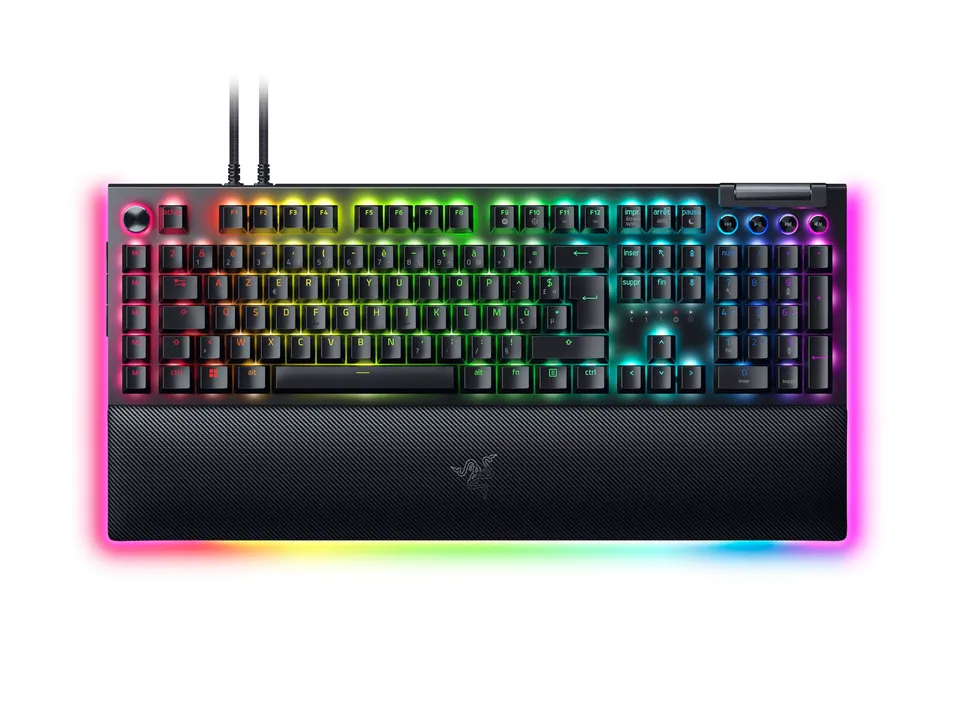 razer-blackwidow-v4-pro-switches-jaunes-clavier-m-canique-azerty-fr-noir image 1
