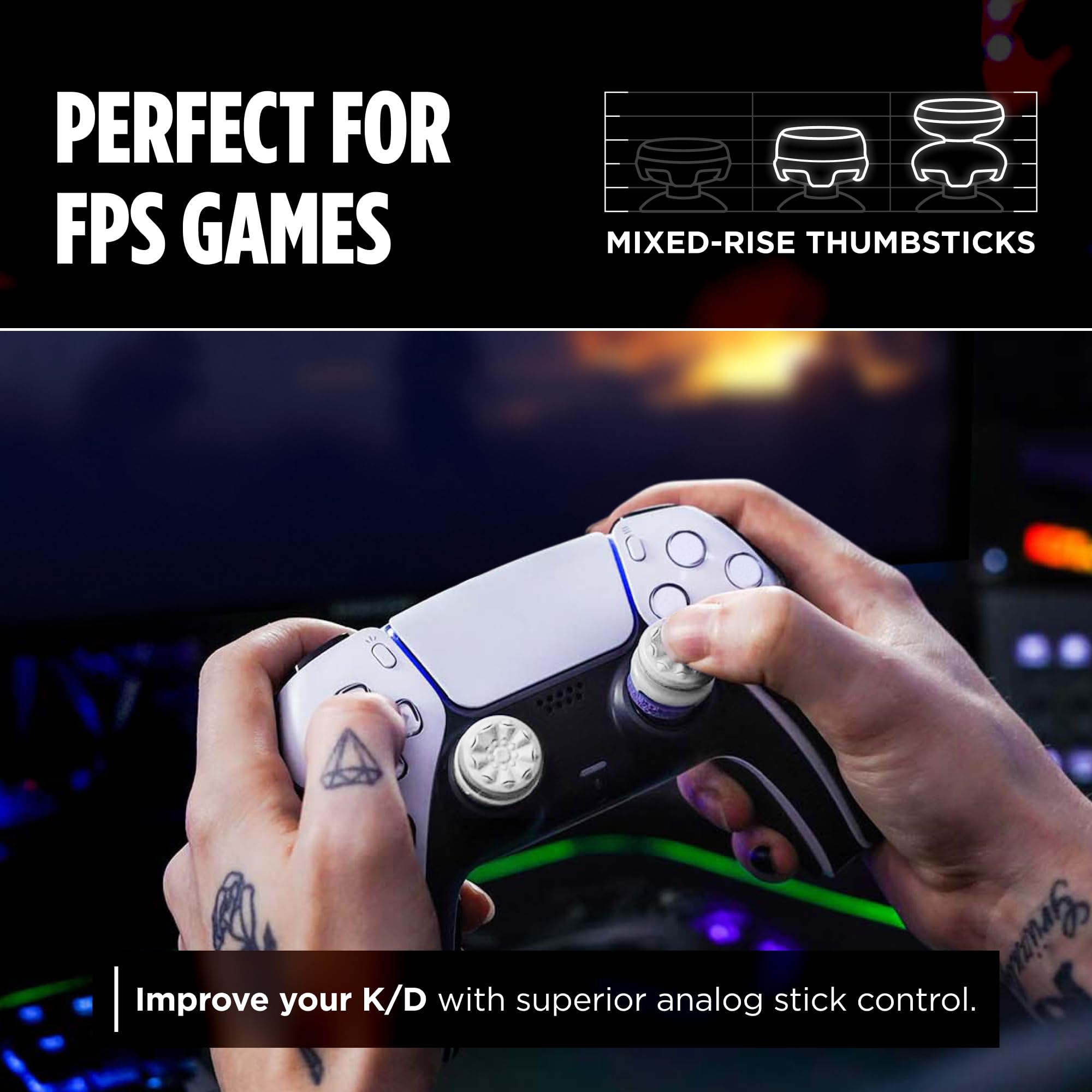 kontrolfreek-fps-freek-galaxy-white-grips-manette-ps5-ps4-blanc image 6