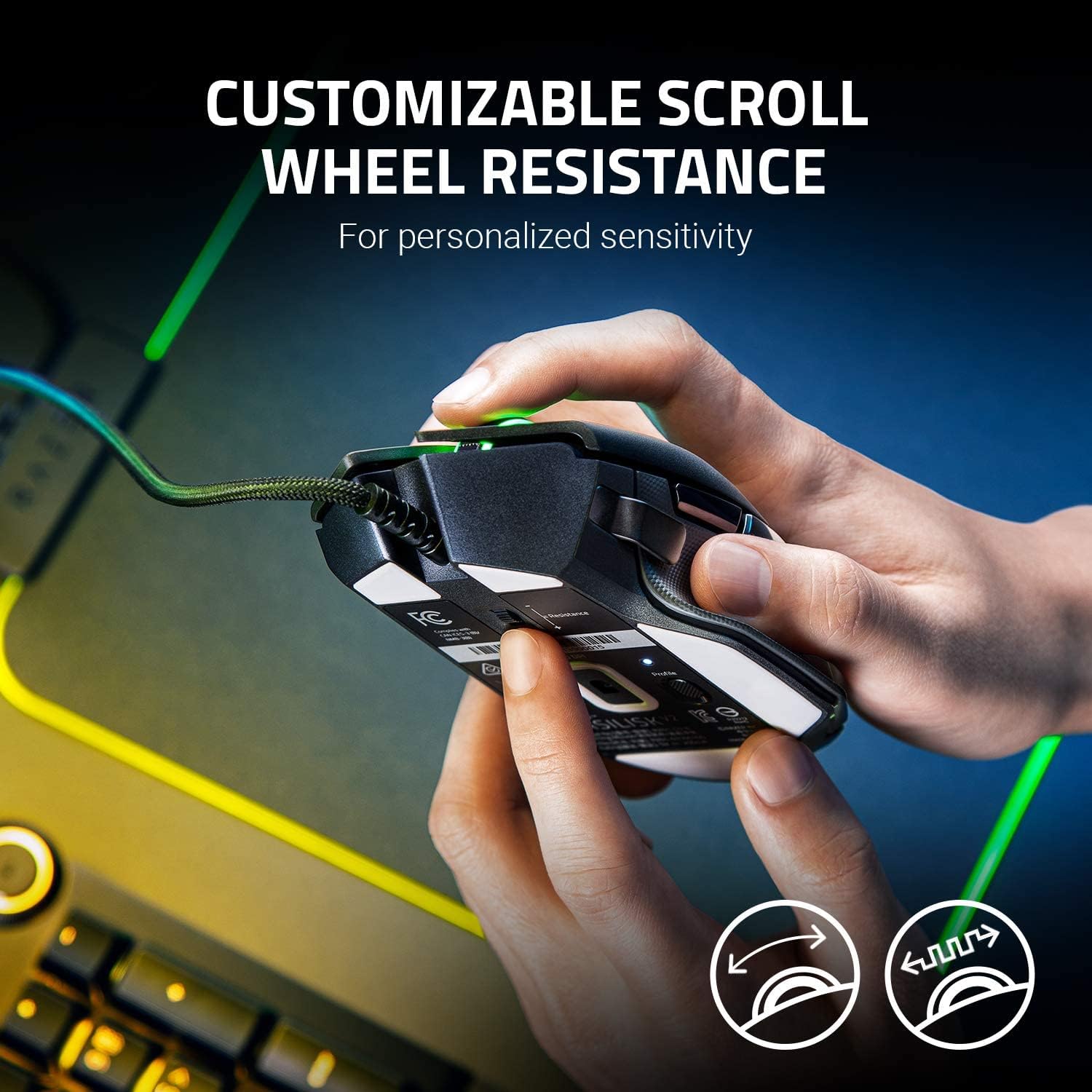razer-basilisk-v2-souris-de-jeu-fps-filaire-noire-20000-dpi image 5