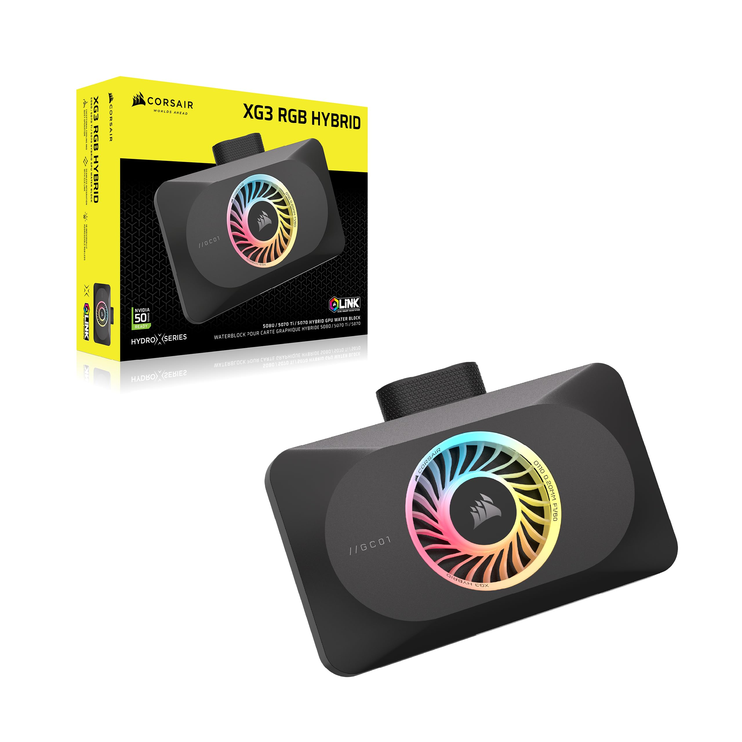 corsair-xg3-rgb-hybride-waterblock-gpu-rtx-5080-5070-ti-5070-noir image 8