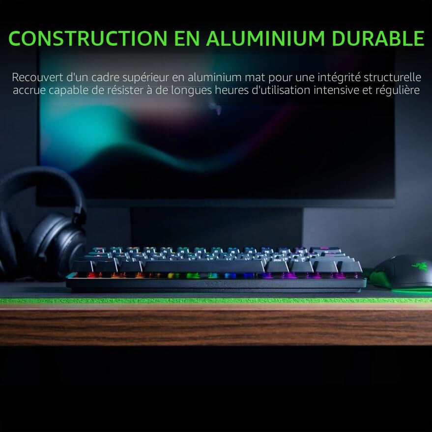 razer-huntsman-mini-60-clavier-gaming-optique-m-canique-violet-clicky-noir-azert image 8
