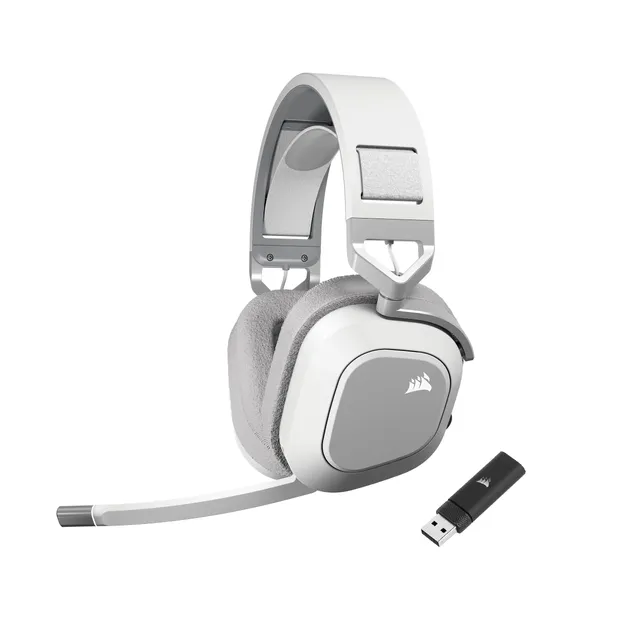 corsair-hs80-max-wireless-casque-gaming-bluetooth-dolby-atmos-blanc image 1
