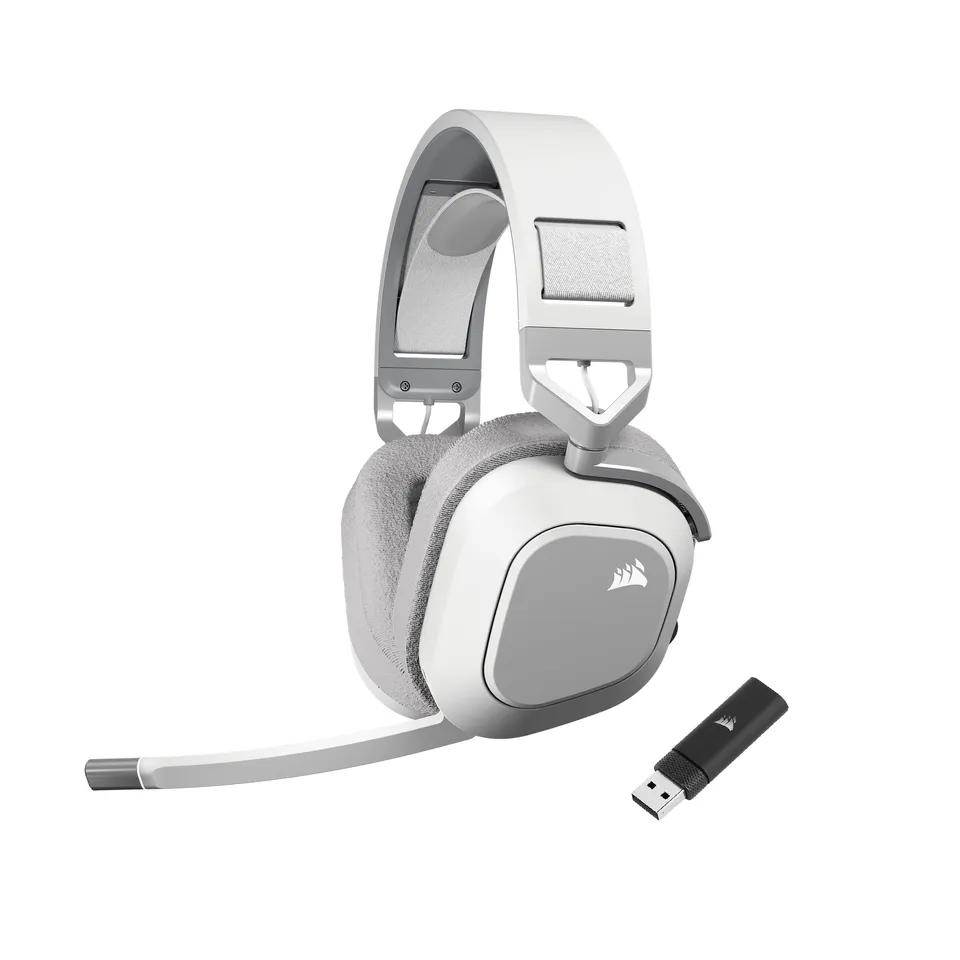 corsair-hs80-max-wireless-casque-gaming-bluetooth-dolby-atmos-blanc image 1