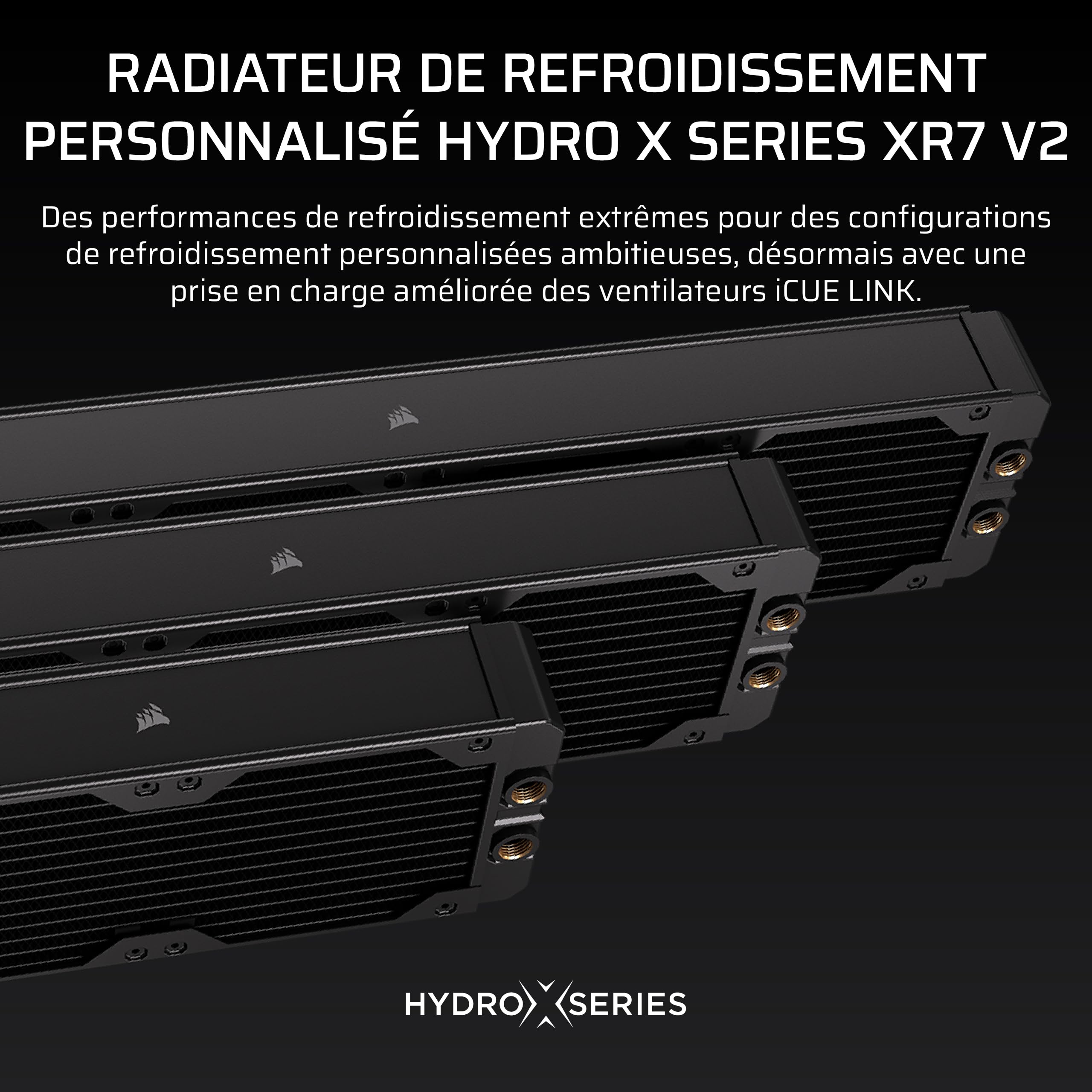corsair-hydro-x-series-xr7-360mm-v2-radiateur-watercooling-custom-noir image 2