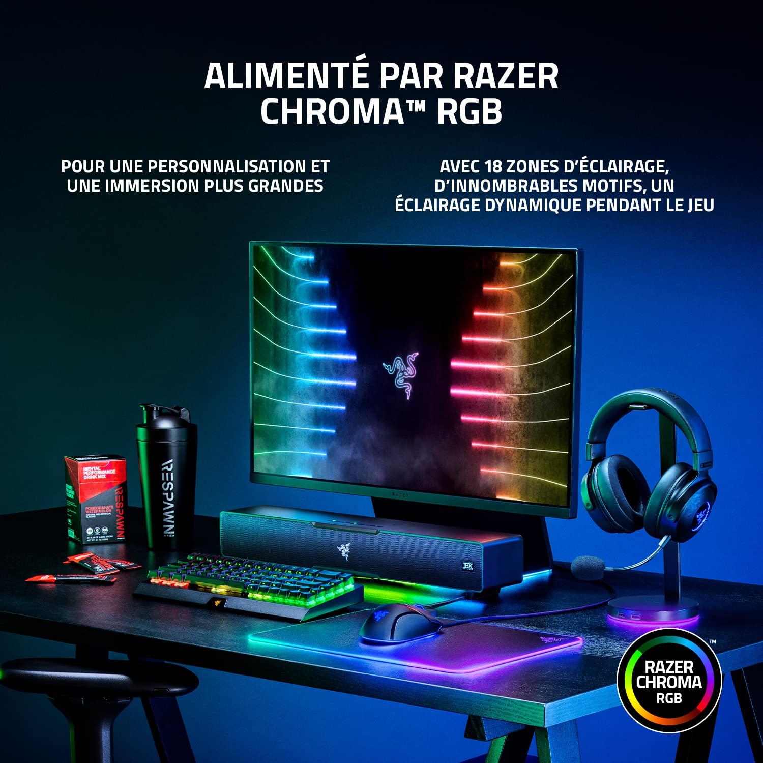 razer-leviathan-v2-barre-de-son-gaming-caisson-de-basses-noir image 6