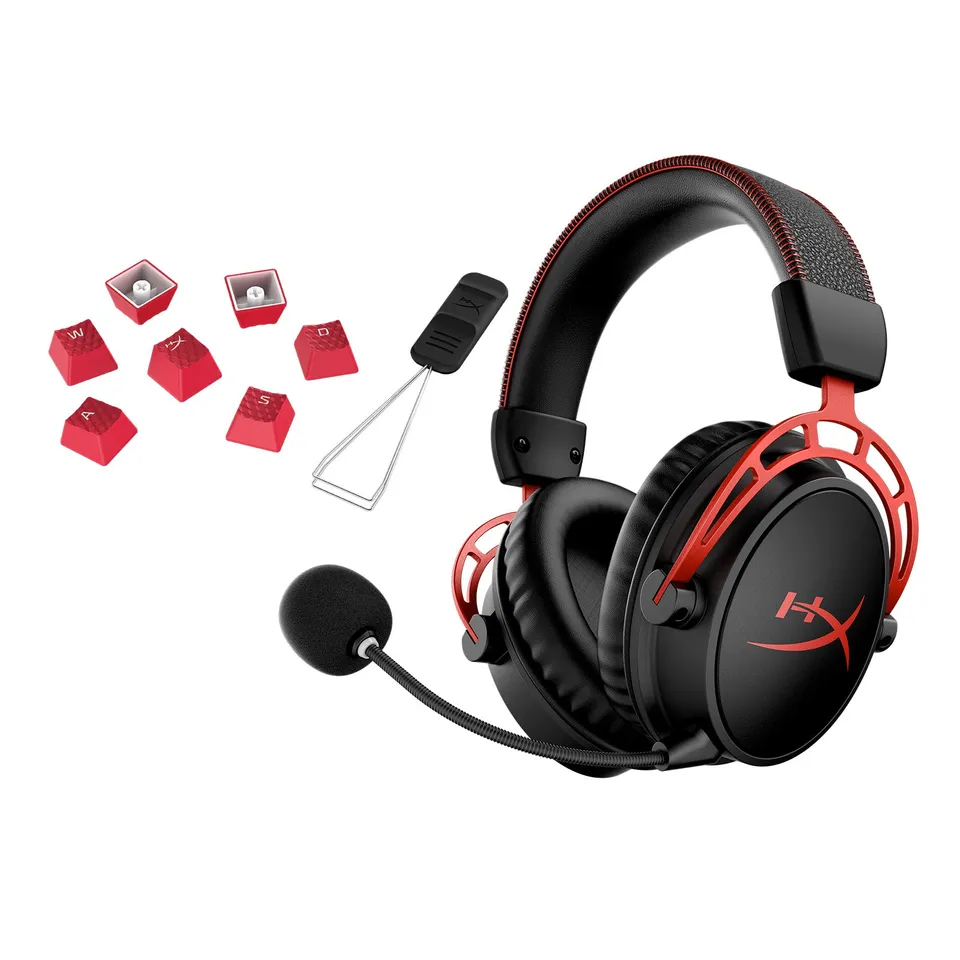 hyperx-bundle-cloud-alpha-wireless-keycaps-caoutchouc-casque-sans-fil image 1