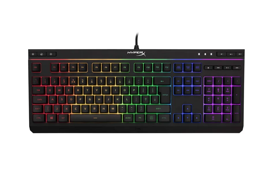 hyperx-alloy-core-rgb-clavier-gaming-membrane-qwerty-noir image 1