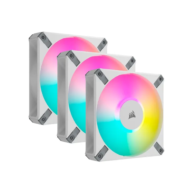 corsair-icue-af120-rgb-elite-kit-3-ventilateurs-boitier-120-mm-pwm-lighting-node image 1