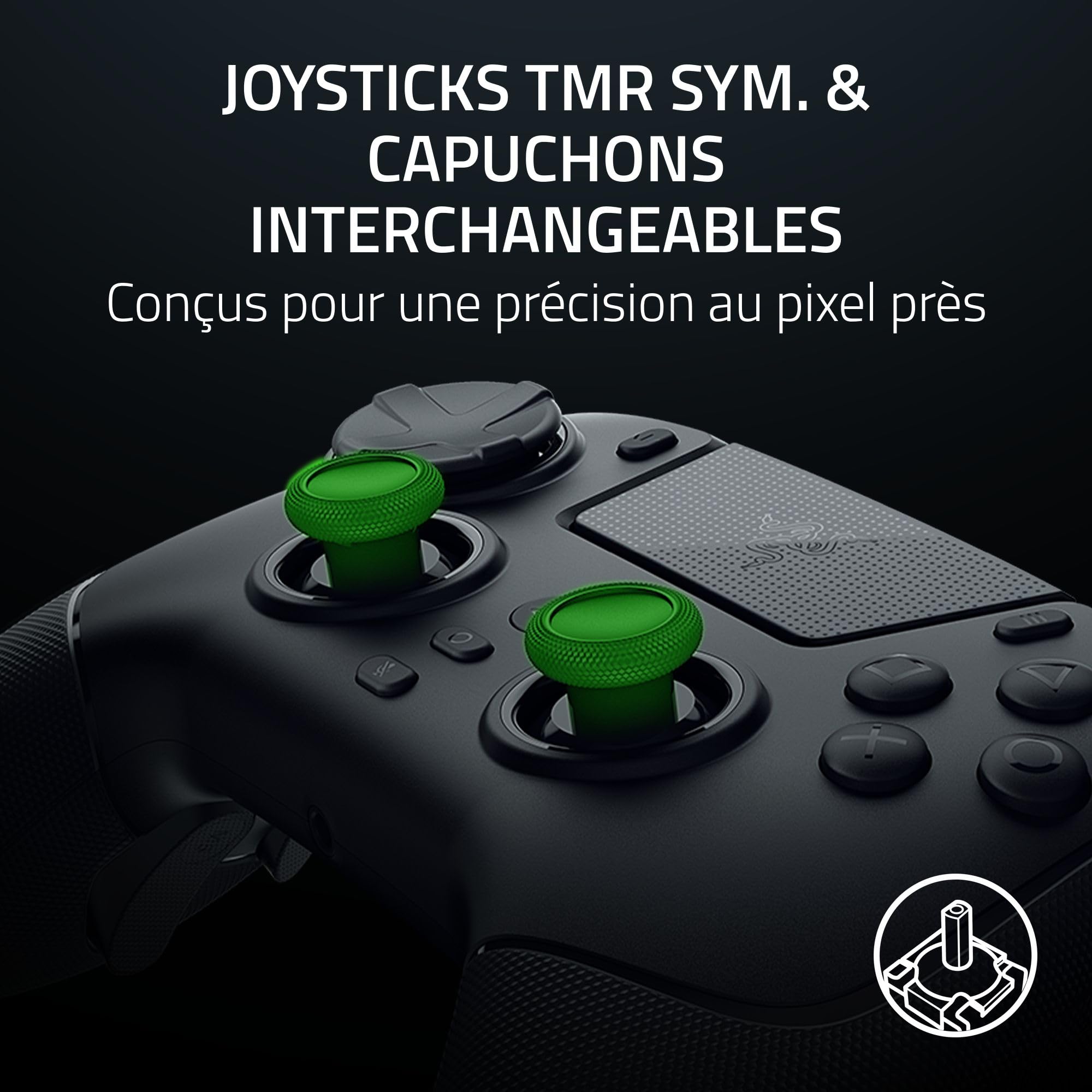 razer-raiju-v3-pro-manette-sans-fil-e-sport-ps5-et-pc-noir image 5